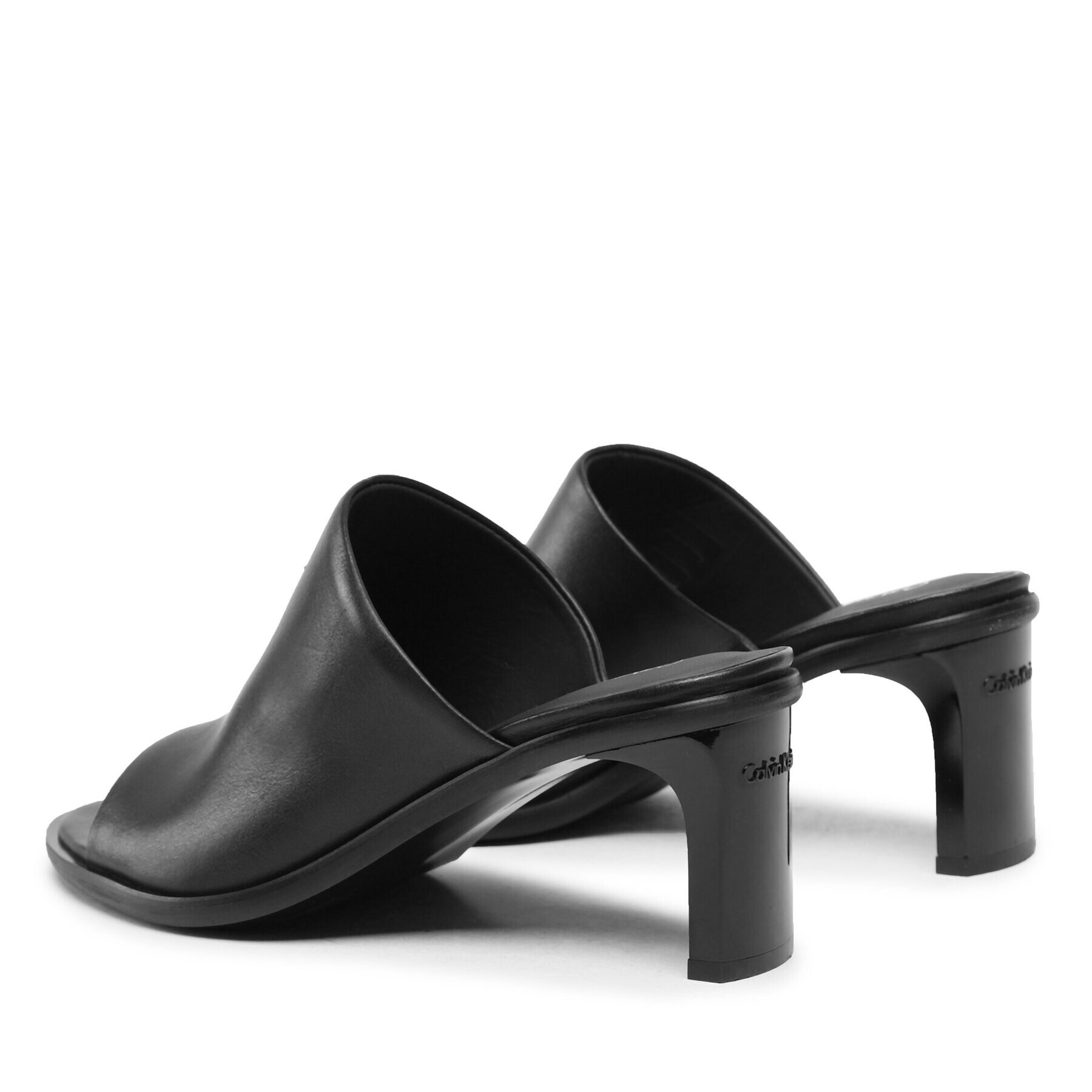 Calvin Klein Šľapky Curved Stiletto Mule HW0HW01628 BEH Čierna - Pepit.sk