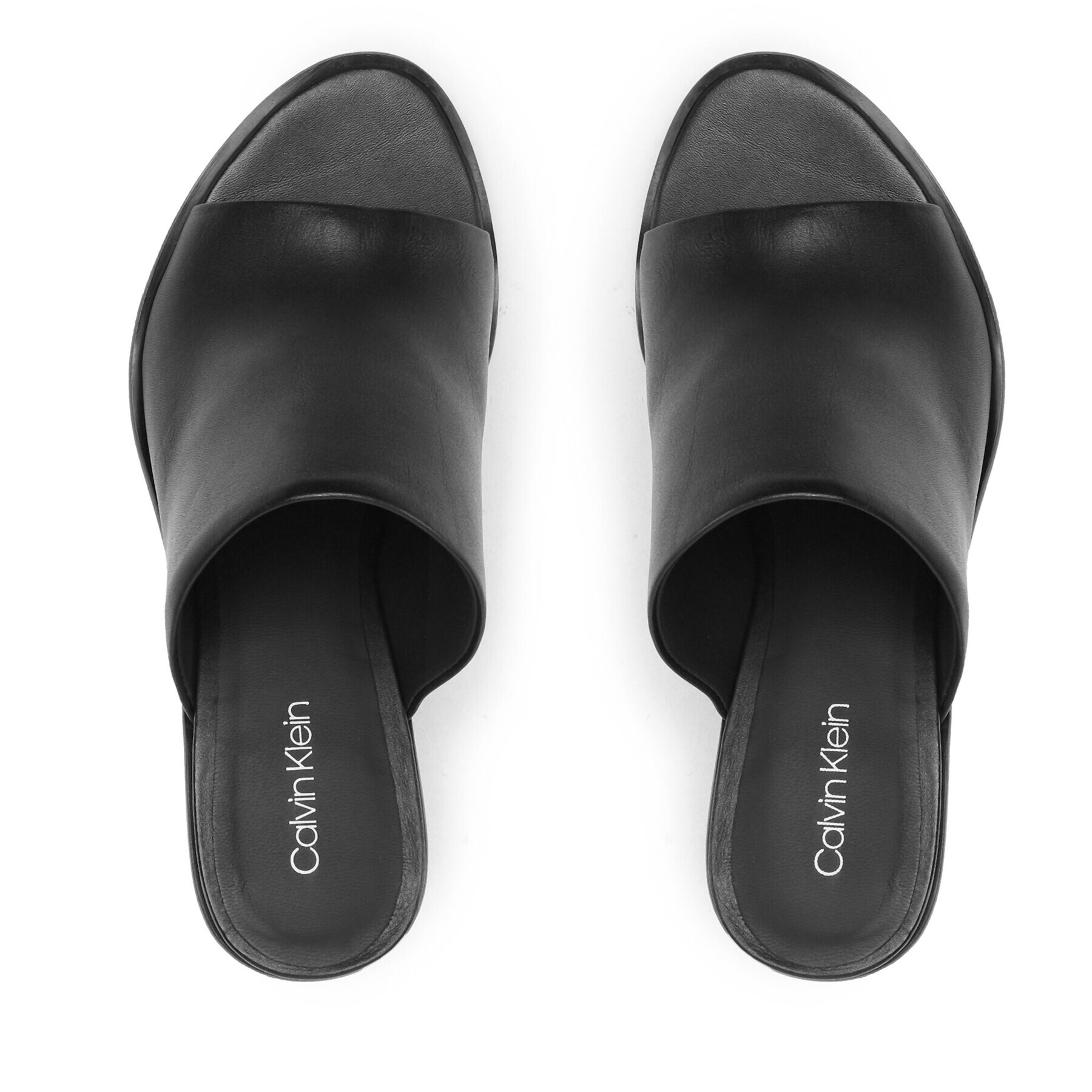 Calvin Klein Šľapky Curved Stiletto Mule HW0HW01628 BEH Čierna - Pepit.sk