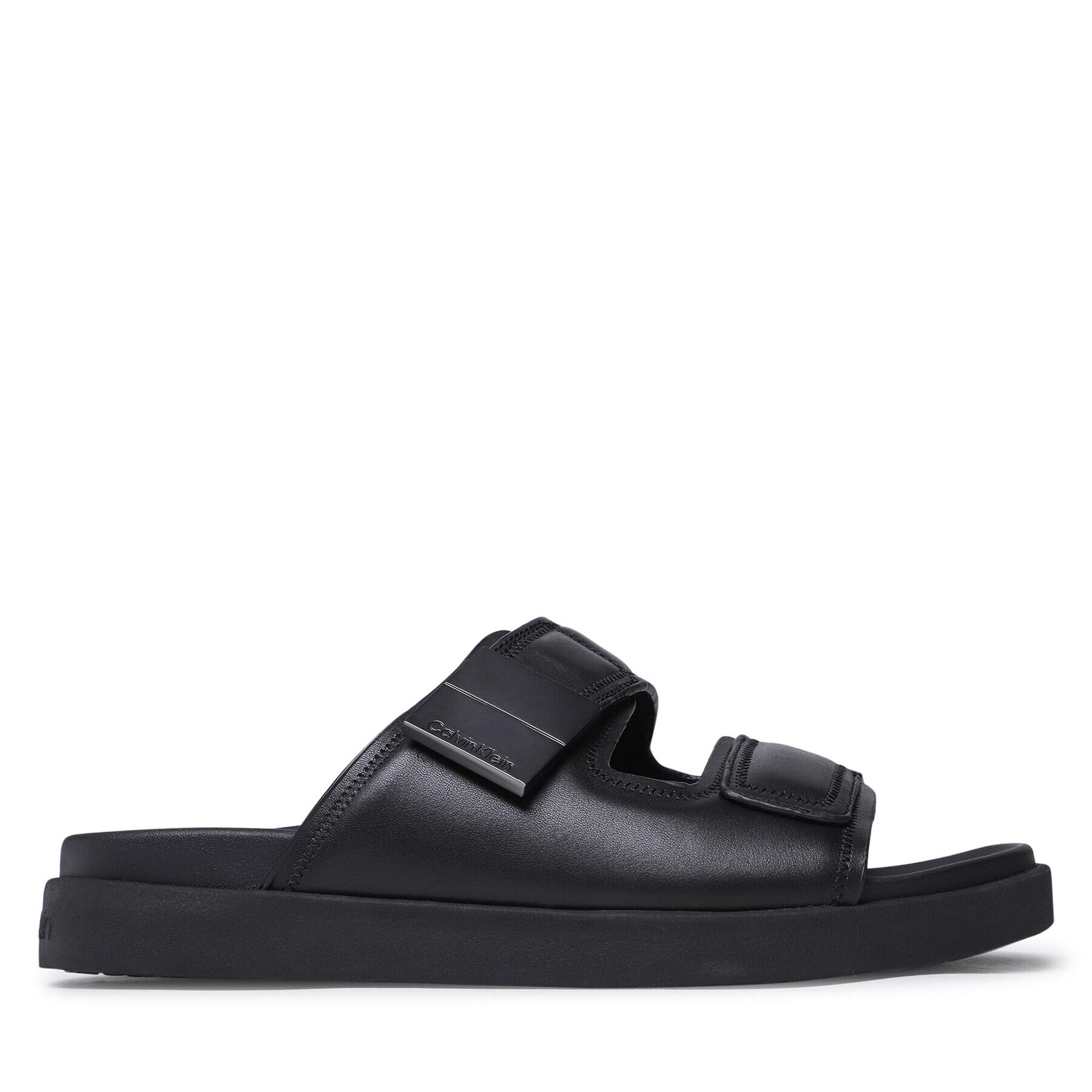 Calvin Klein Šľapky Double Strap Sandal HM0HM00945 Čierna - Pepit.sk