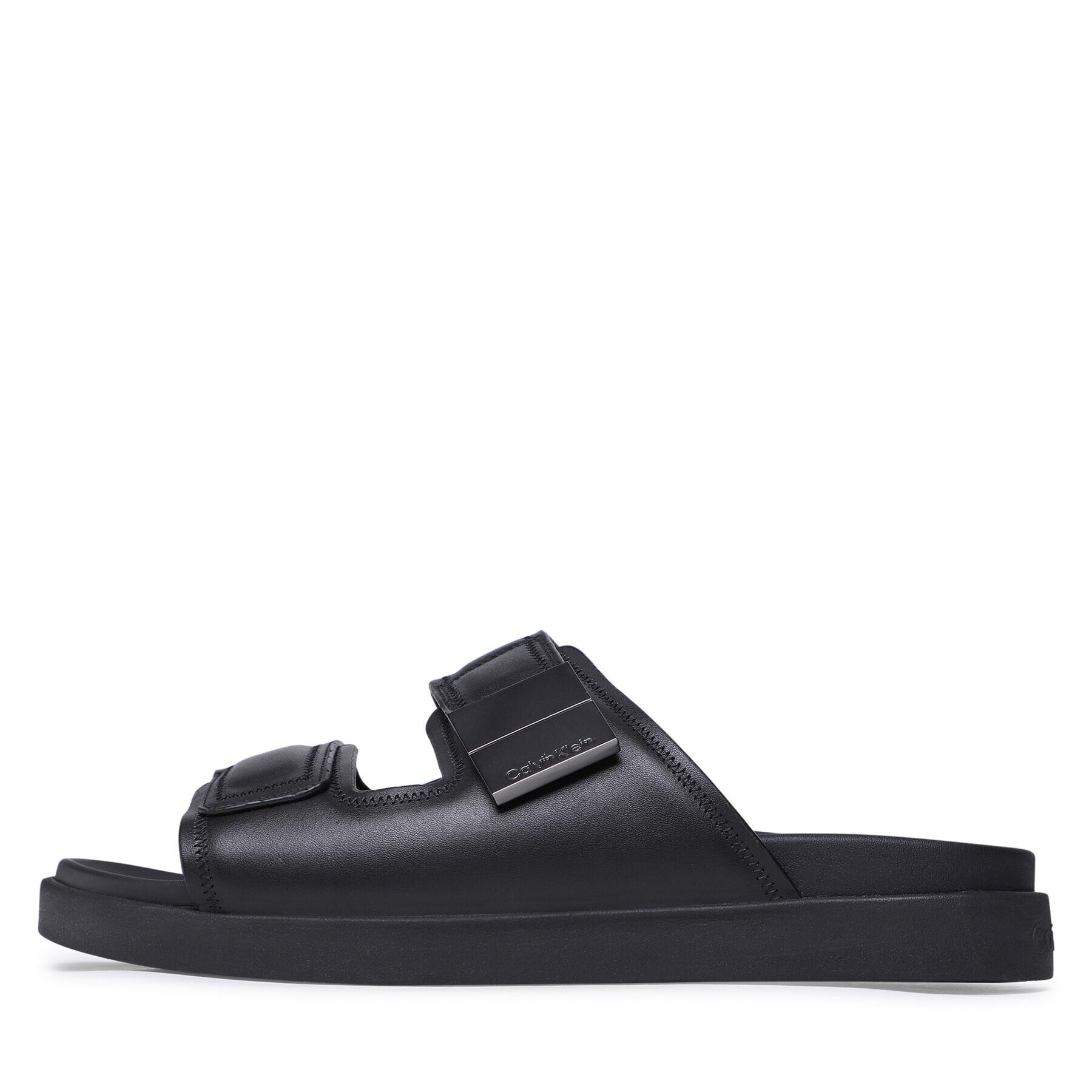 Calvin Klein Šľapky Double Strap Sandal HM0HM00945 Čierna - Pepit.sk