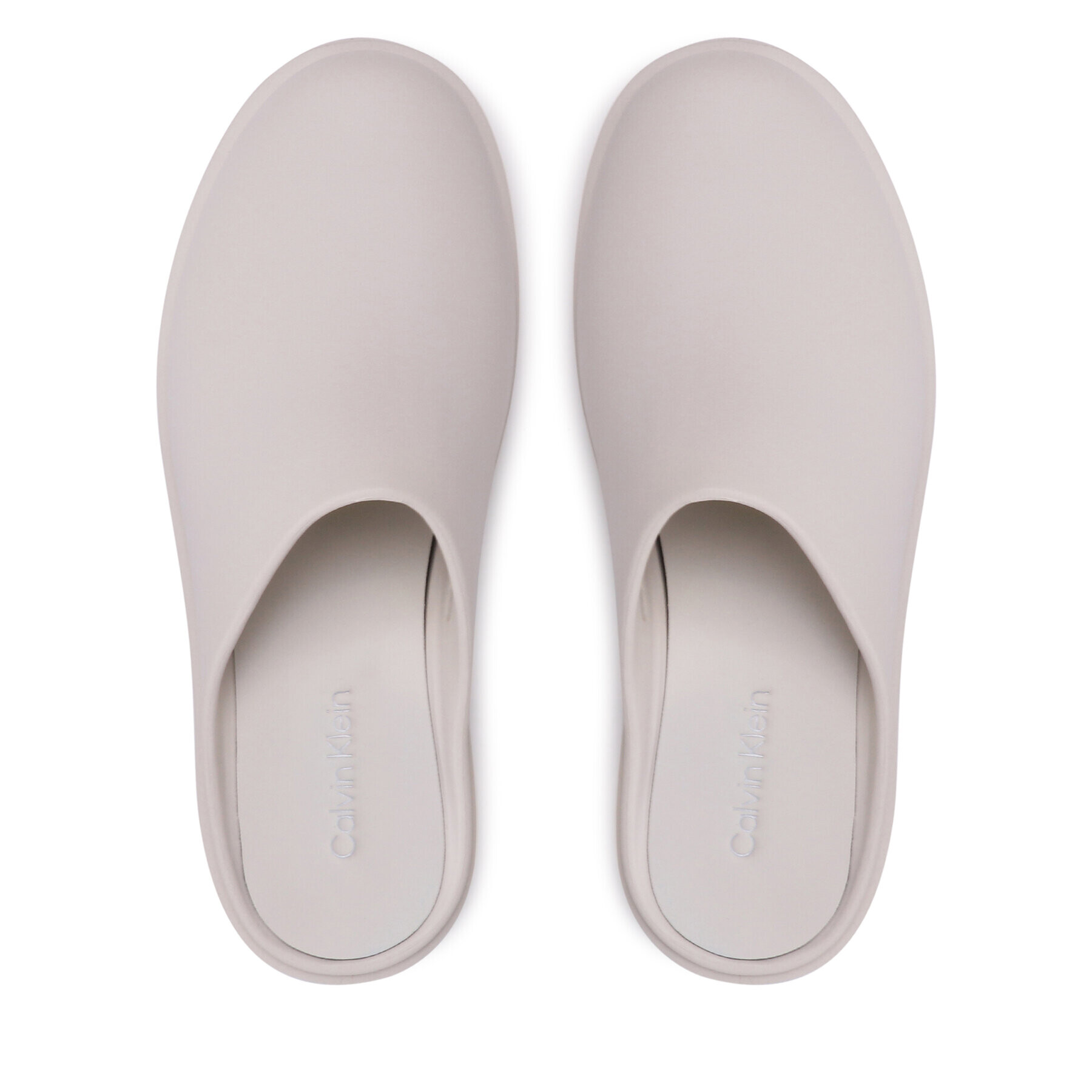 Calvin Klein Šľapky Mule Slipper HM0HM00872 Écru - Pepit.sk