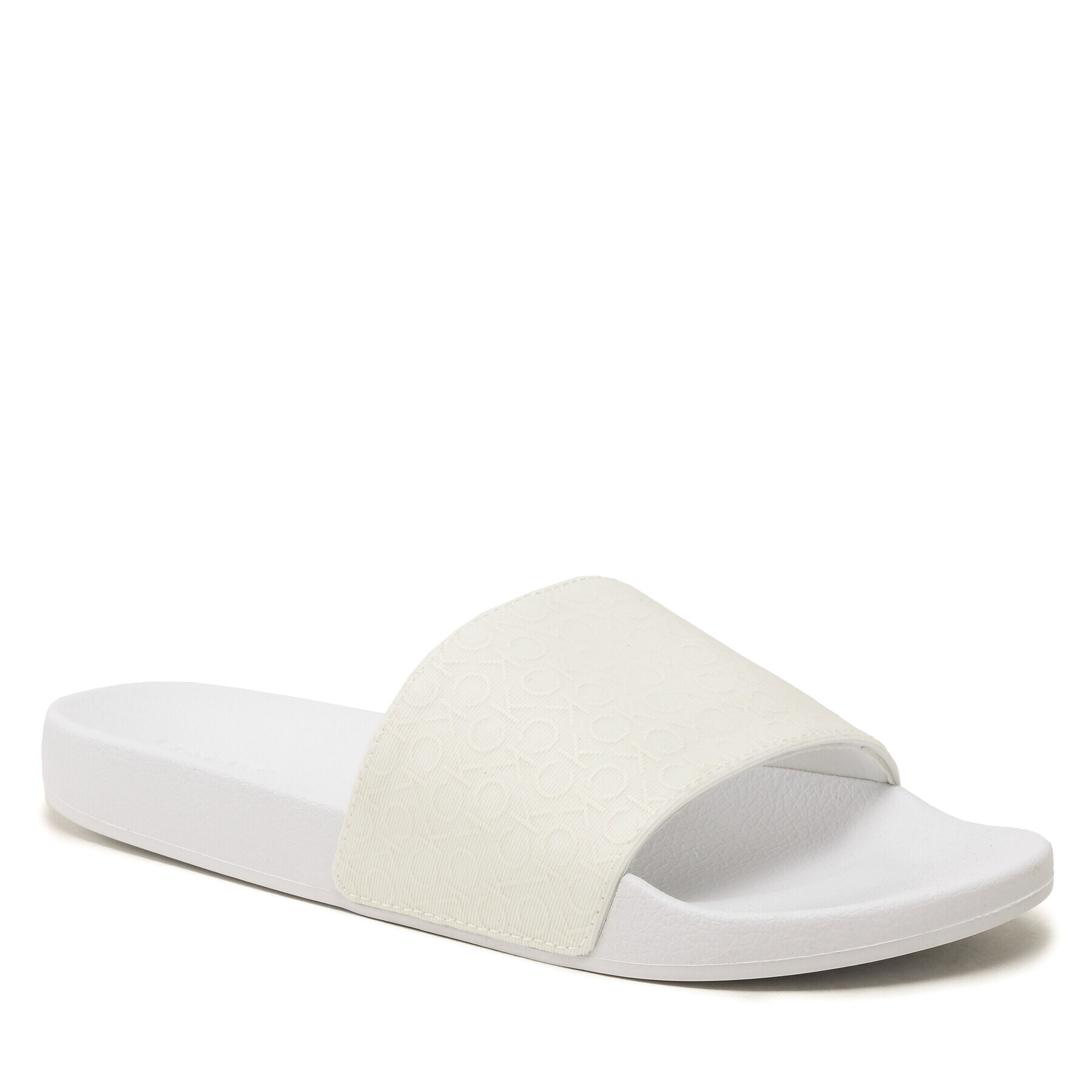 Calvin Klein Šľapky Pool Slide Mono HM0HM00963 Biela - Pepit.sk