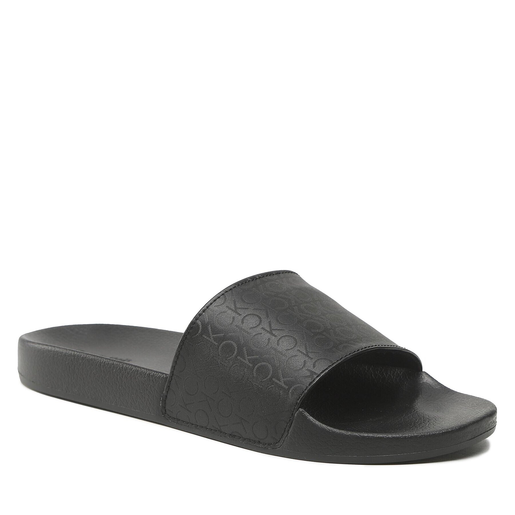 Calvin Klein Šľapky Pool Slide Mono HM0HM01009 Čierna - Pepit.sk