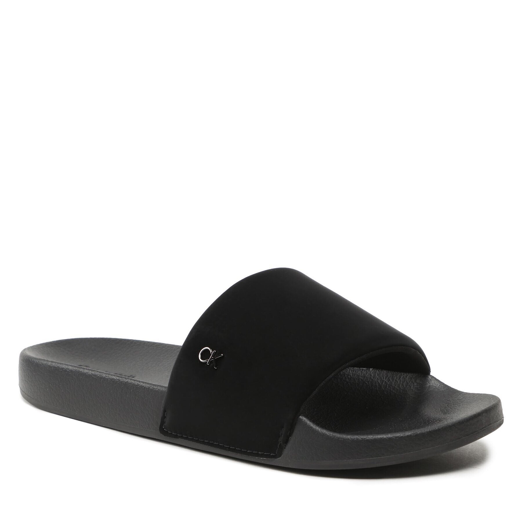 Calvin Klein Šľapky Pool Slide Pu HM0HM00983 Čierna - Pepit.sk