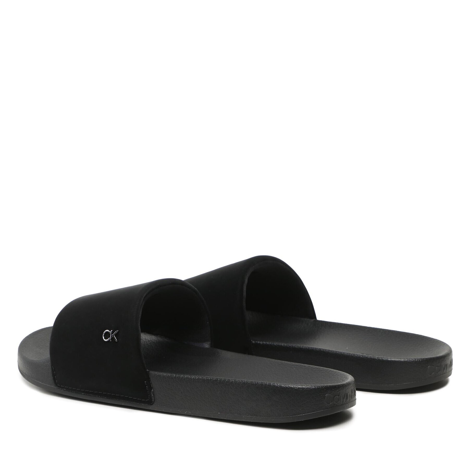 Calvin Klein Šľapky Pool Slide Pu HM0HM00983 Čierna - Pepit.sk