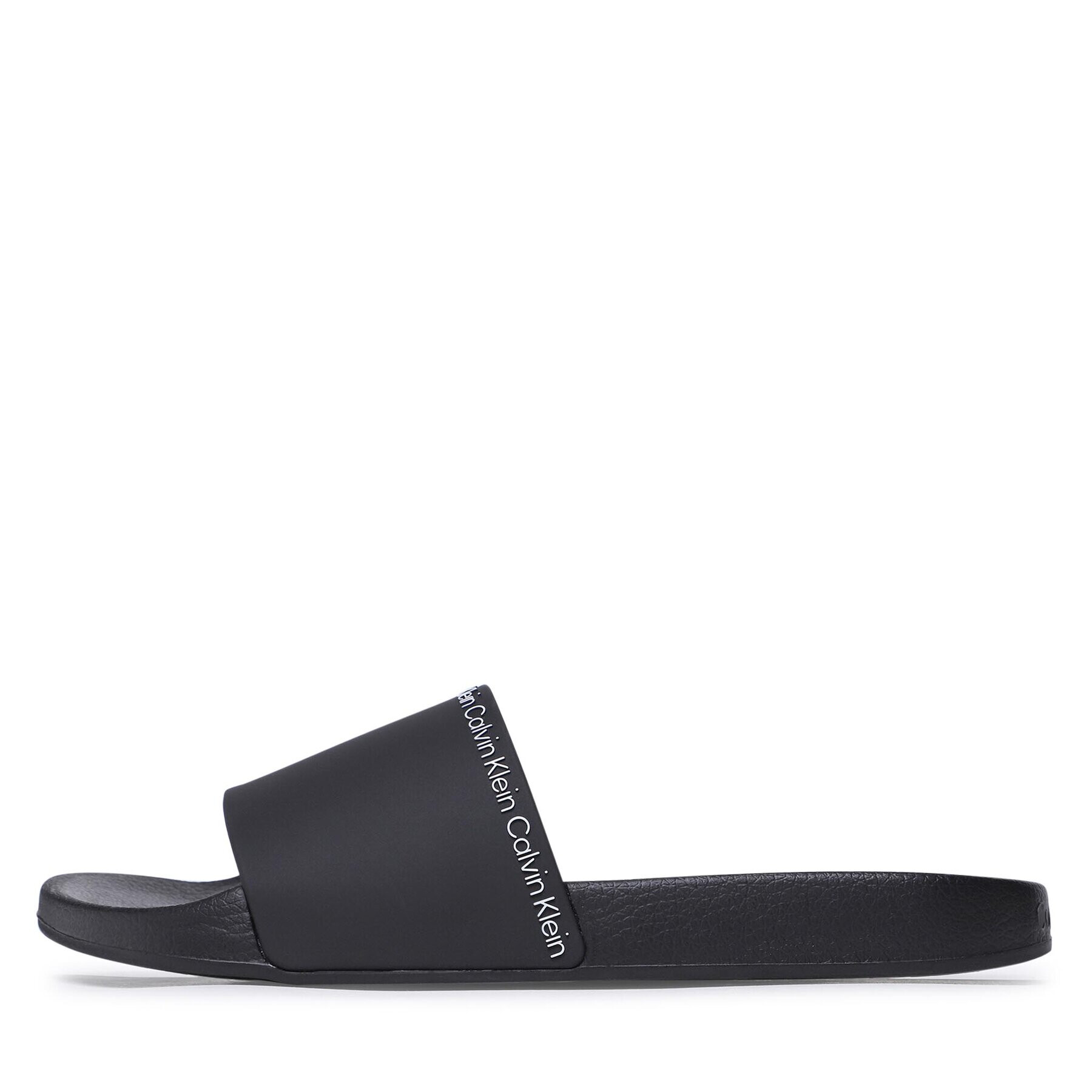 Calvin Klein Šľapky Pool Slide Rubber HM0HM00981 Čierna - Pepit.sk