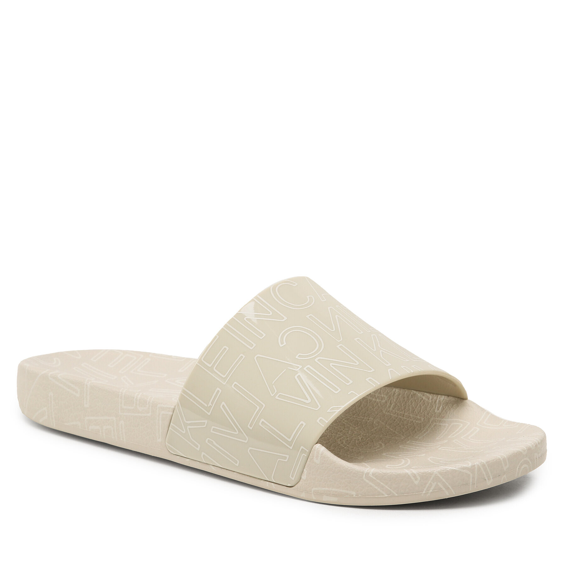 Calvin Klein Šľapky Pool Slide Rubber HM0HM01062 Zelená - Pepit.sk