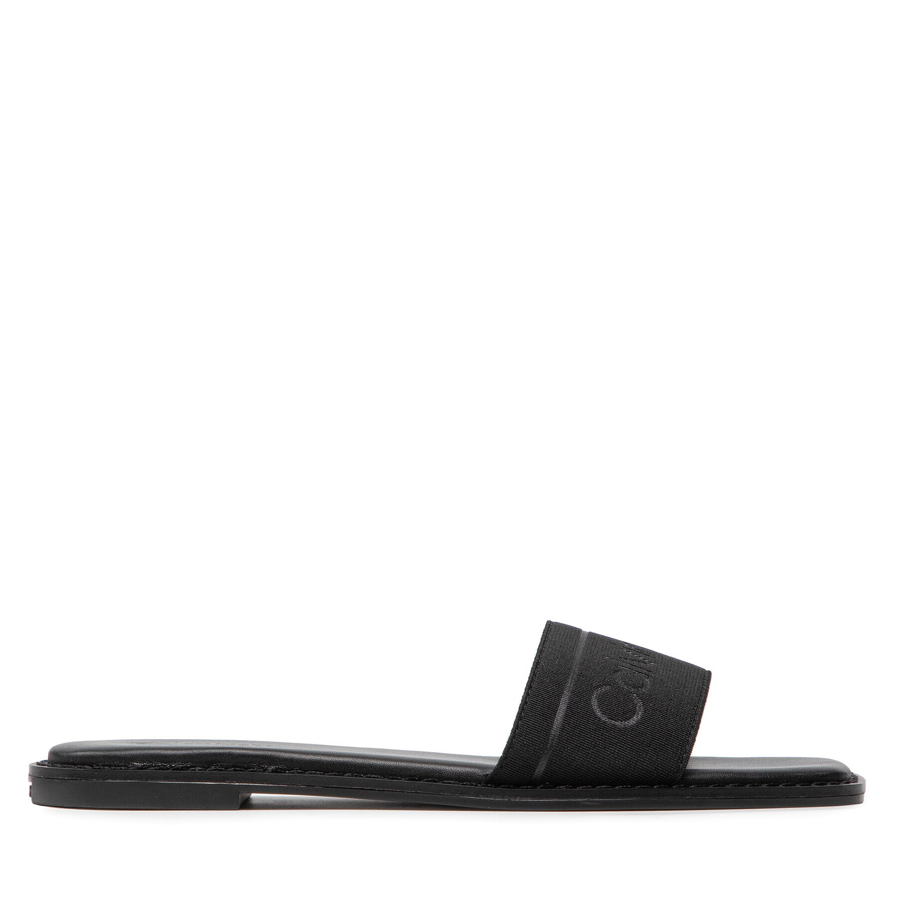 Calvin Klein Šľapky Squared Flat Slide He HW0HW00817 Čierna - Pepit.sk