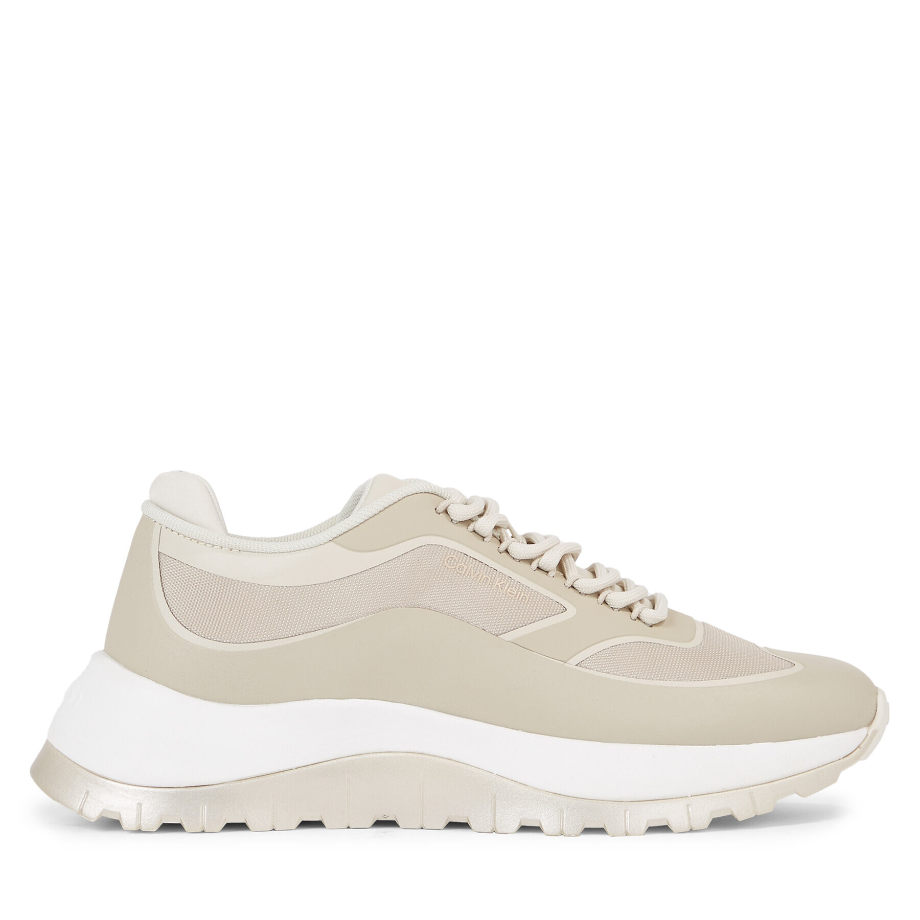 Calvin Klein Sneakersy 2 Piece Sole Runner Lace Up HW0HW01640 Hnedá - Pepit.sk