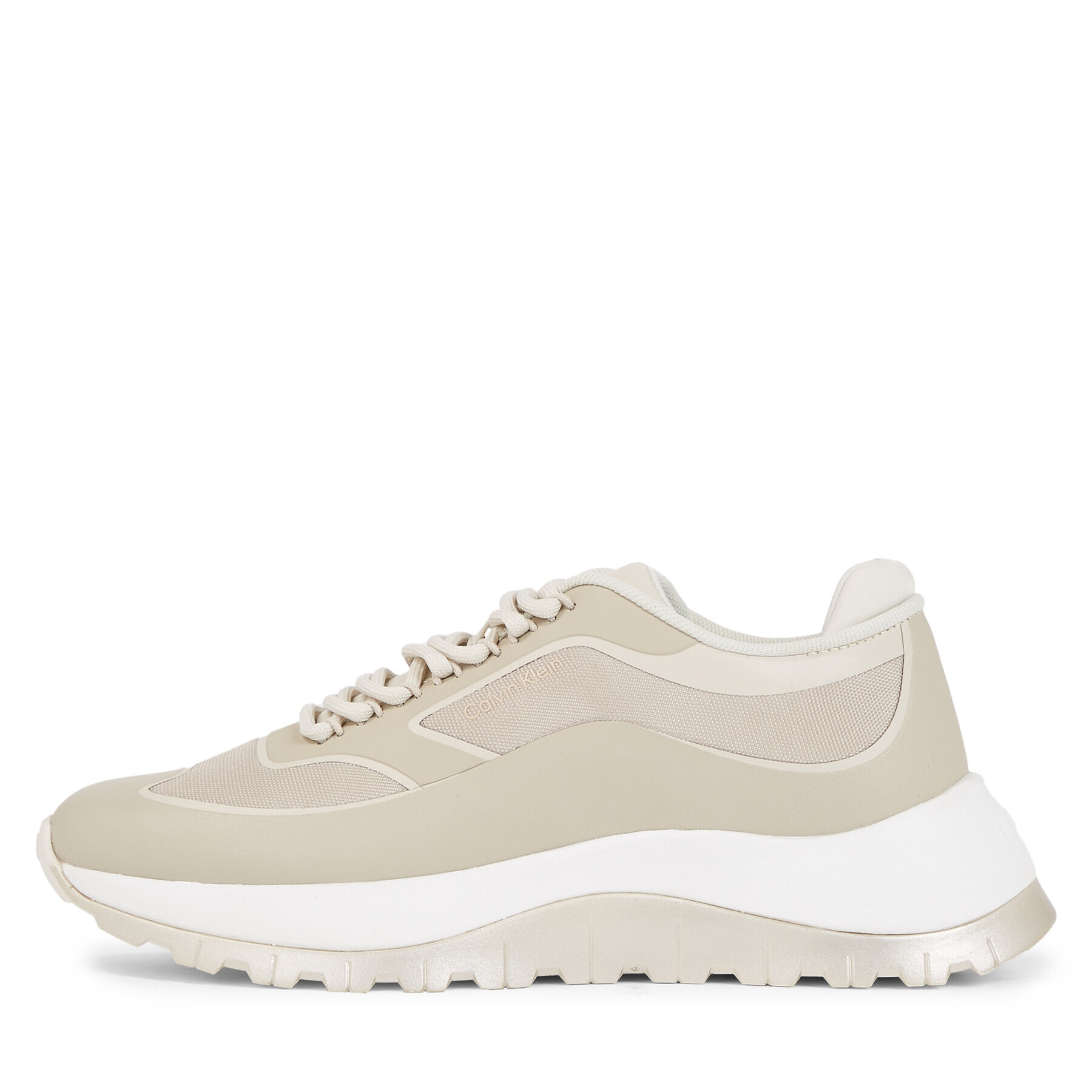 Calvin Klein Sneakersy 2 Piece Sole Runner Lace Up HW0HW01640 Hnedá - Pepit.sk