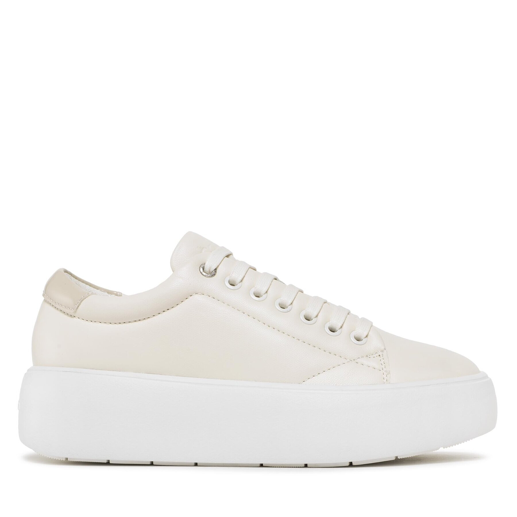 Calvin Klein Sneakersy Bubble Cupsole Lace Up HW0HW01356 Béžová - Pepit.sk