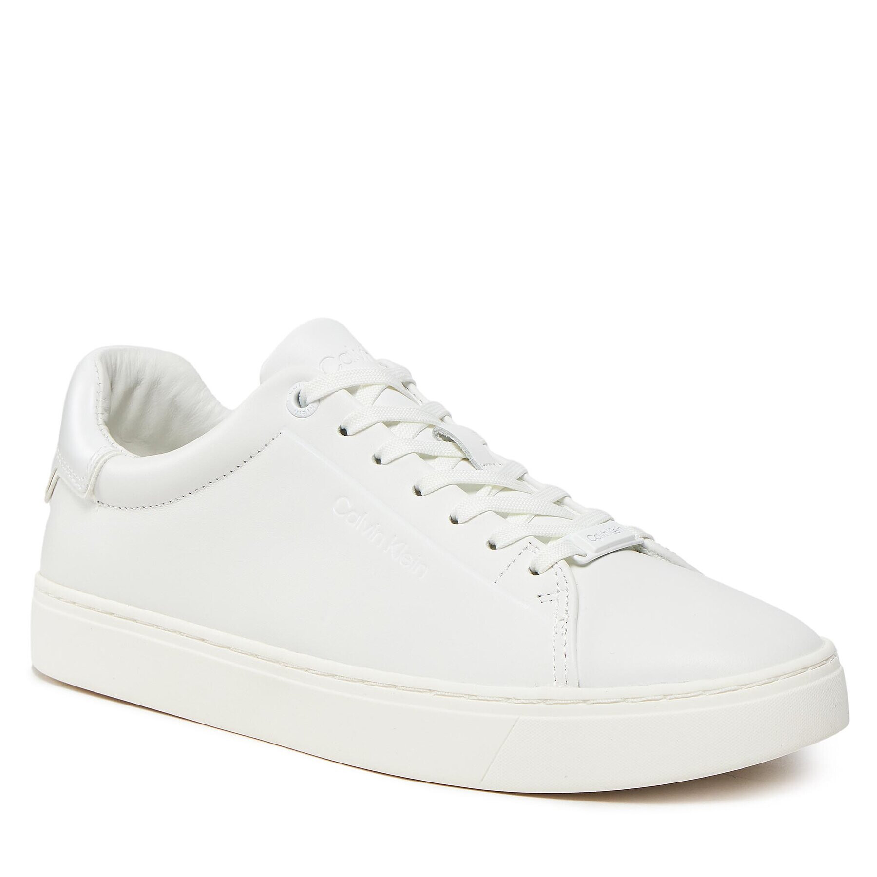 Calvin Klein Sneakersy Clean Cupsole Lace Up HW0HW01863 Biela - Pepit.sk