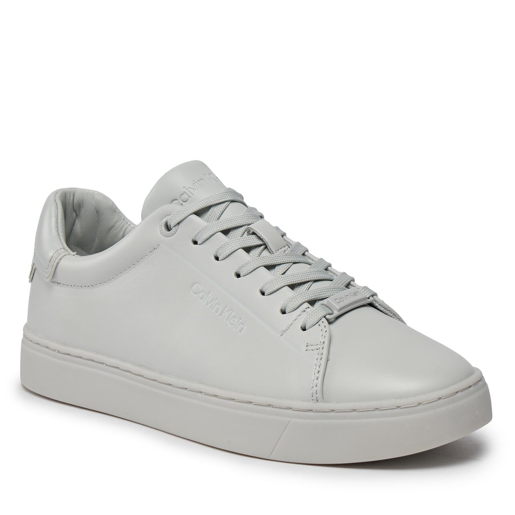 Calvin Klein Sneakersy Clean Cupsole Lace Up HW0HW01863 Sivá - Pepit.sk