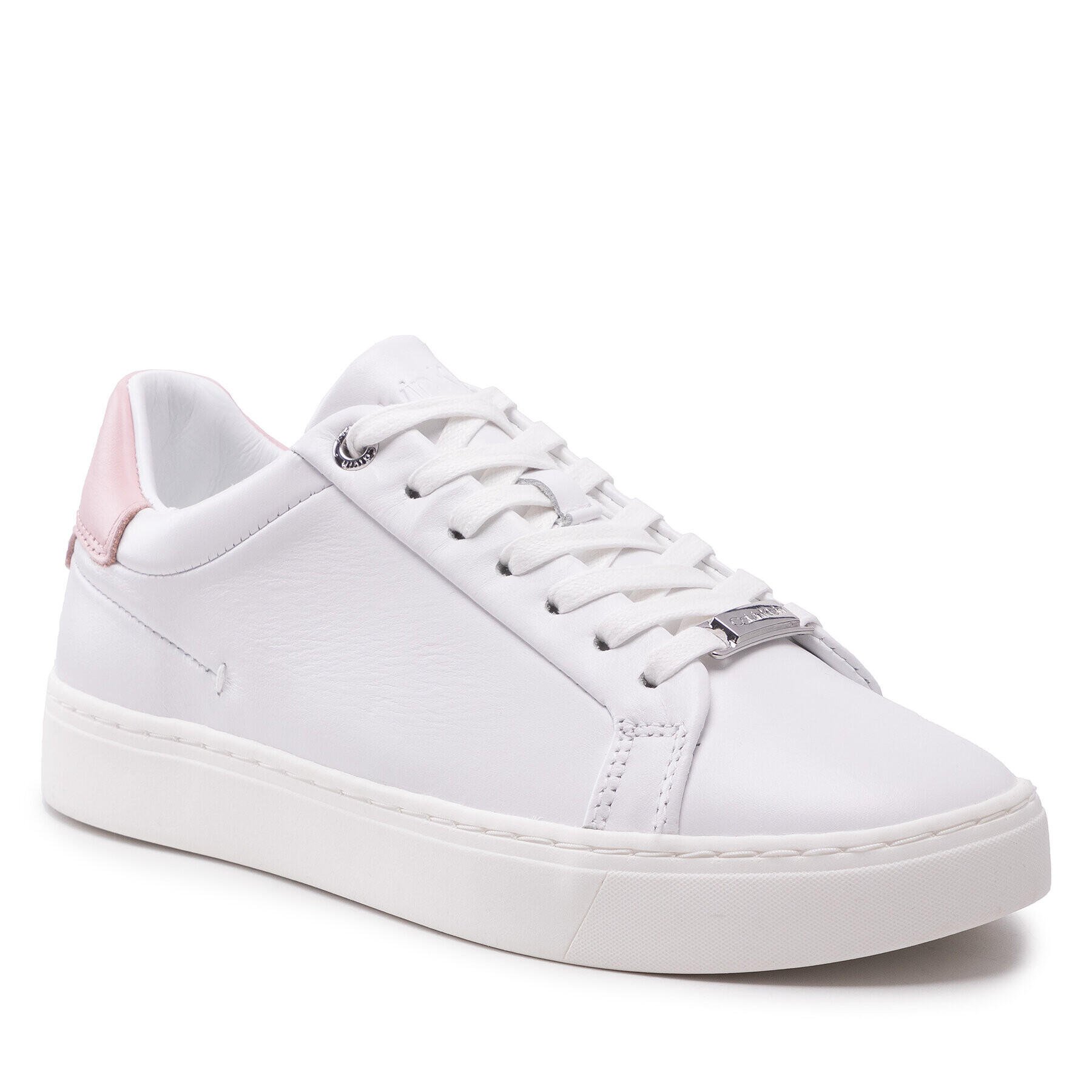 Calvin Klein Sneakersy Cupsole Lace Up HW0HW00841 Biela - Pepit.sk