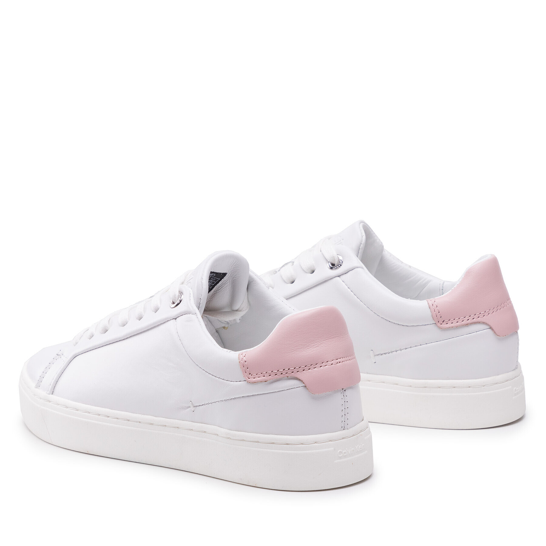 Calvin Klein Sneakersy Cupsole Lace Up HW0HW00841 Biela - Pepit.sk