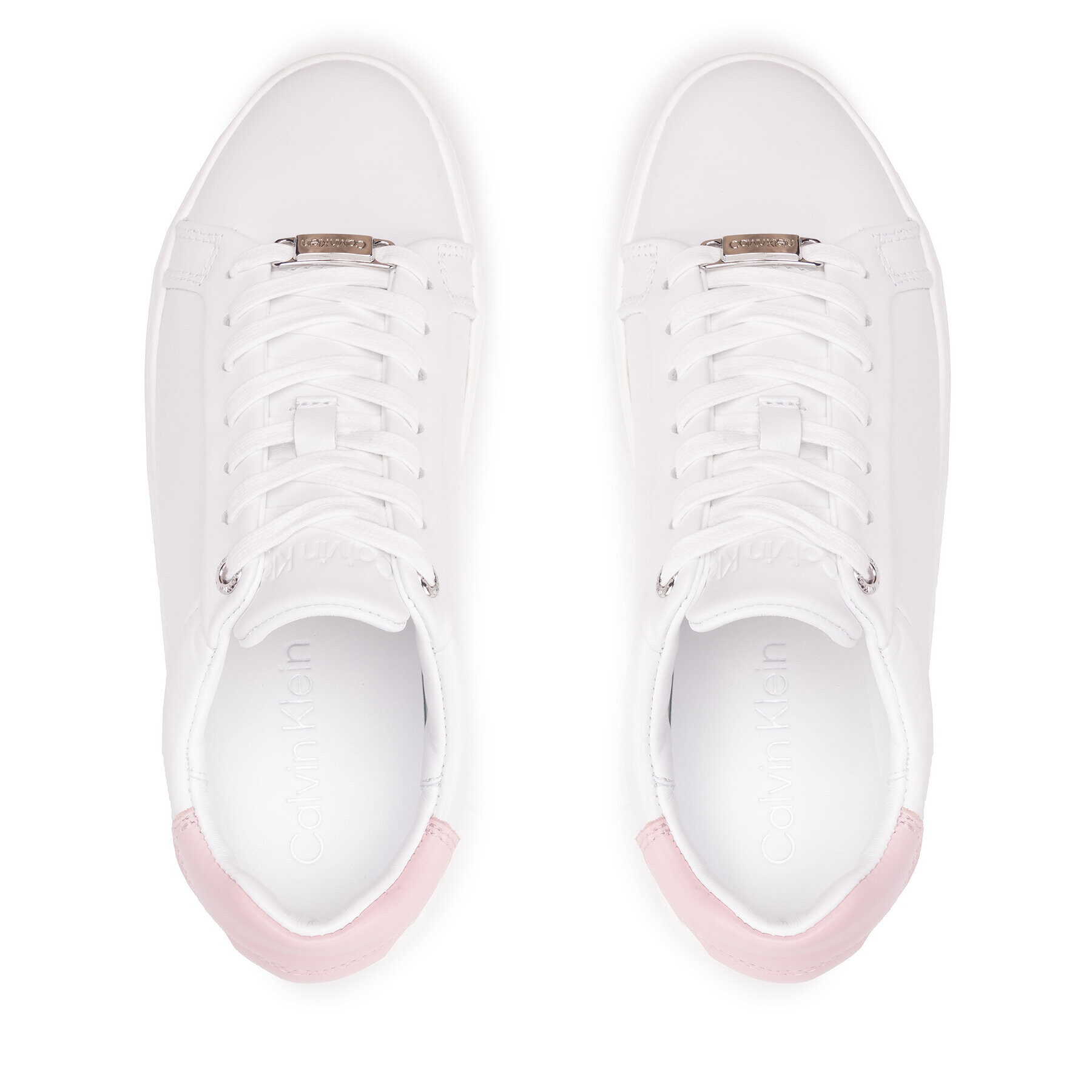 Calvin Klein Sneakersy Cupsole Lace Up HW0HW00841 Biela - Pepit.sk