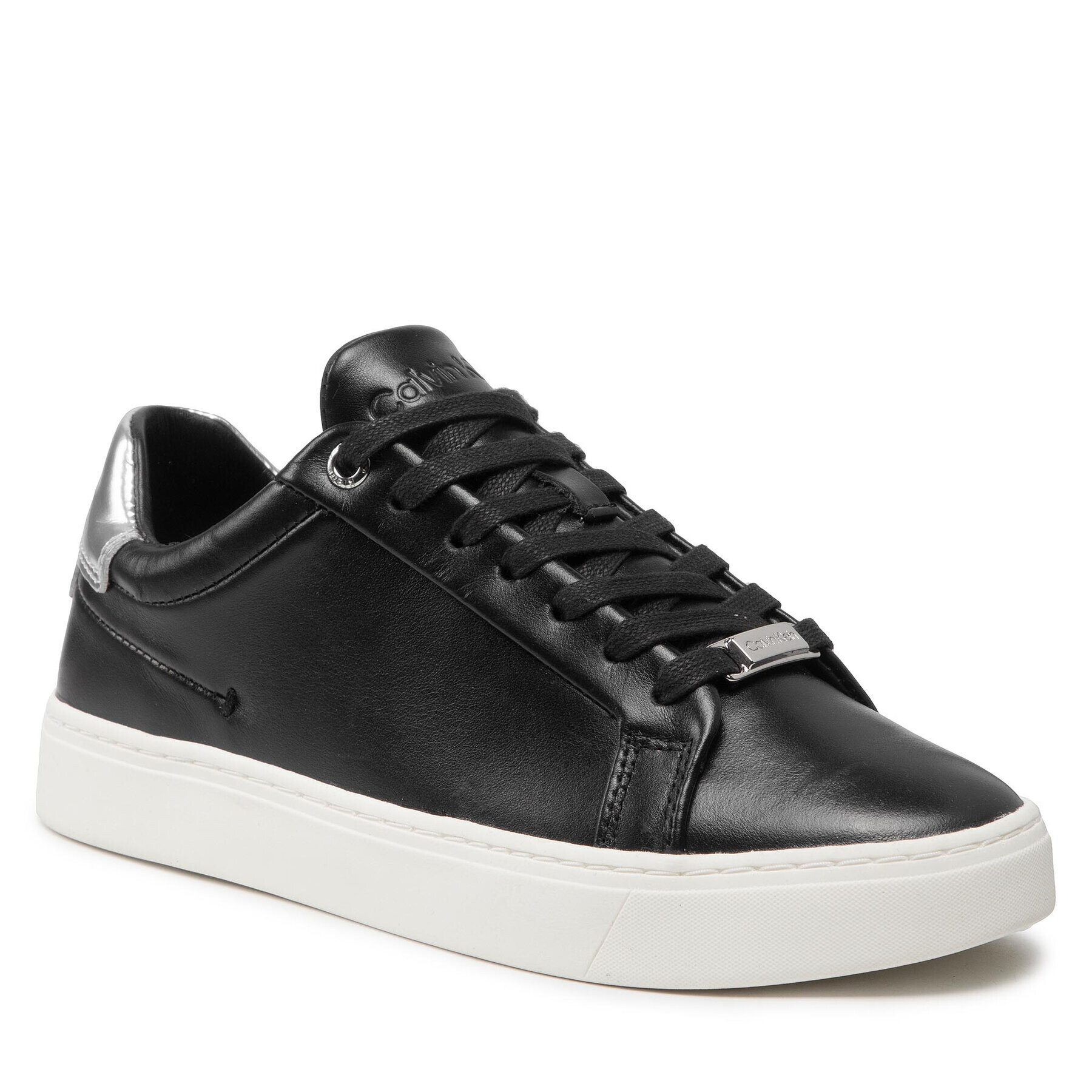 Calvin Klein Sneakersy Cupsole Lace Up HW0HW00882 Čierna - Pepit.sk