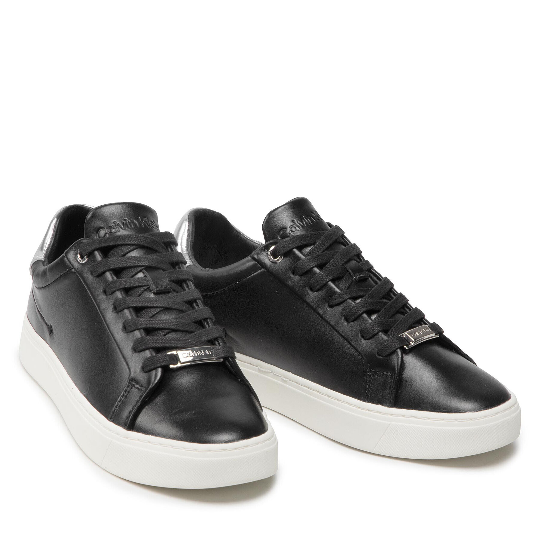 Calvin Klein Sneakersy Cupsole Lace Up HW0HW00882 Čierna - Pepit.sk