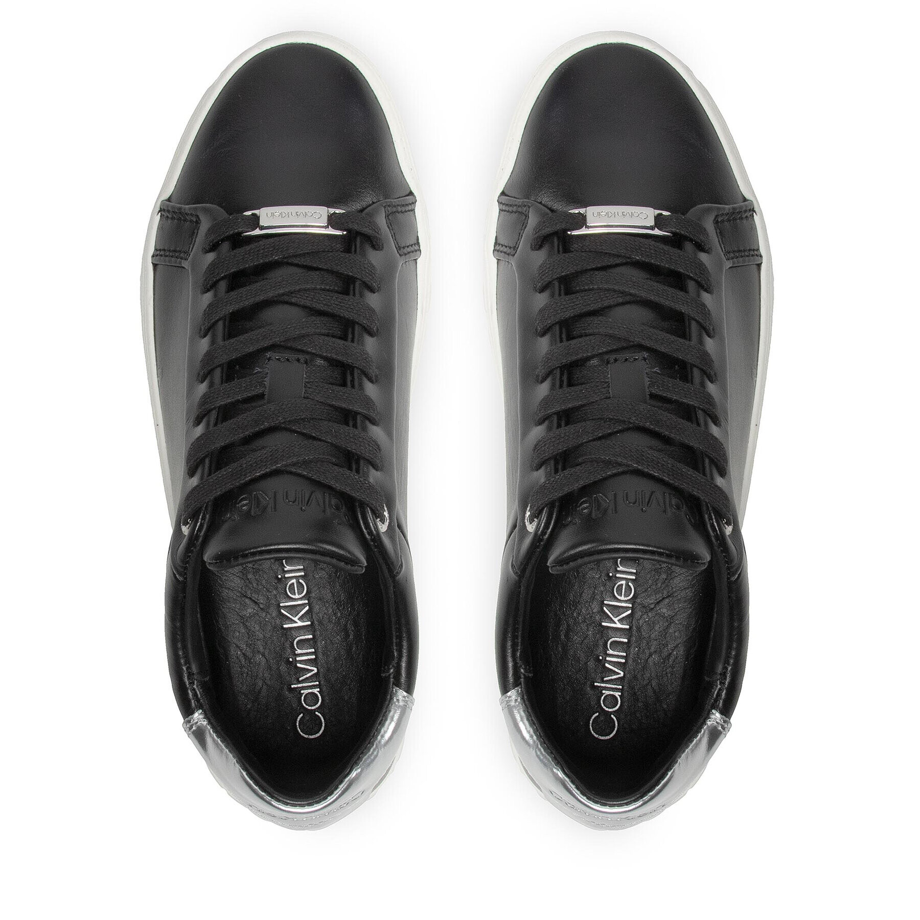 Calvin Klein Sneakersy Cupsole Lace Up HW0HW00882 Čierna - Pepit.sk