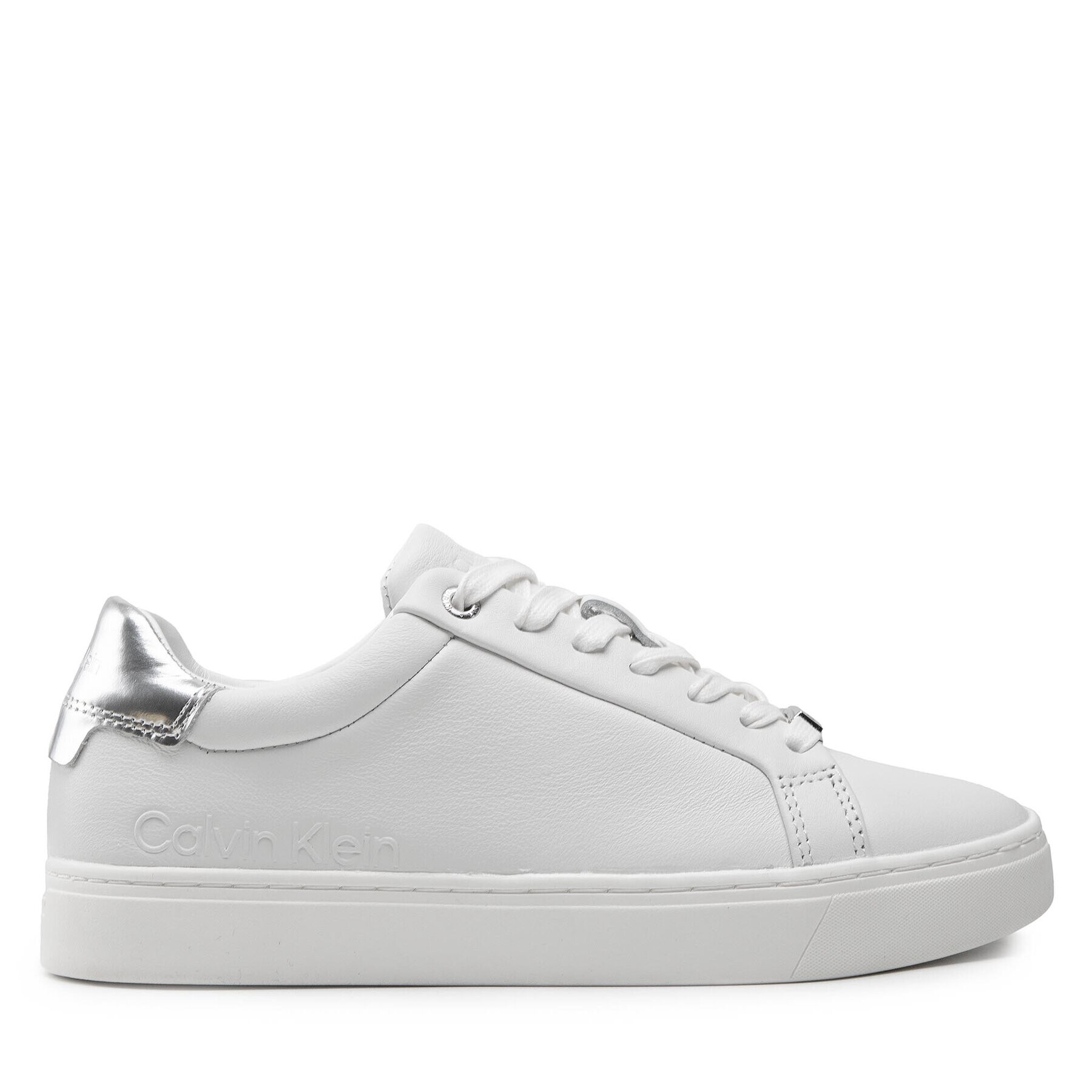 Calvin Klein Sneakersy Cupsole Lace Up HW0HW01326 Biela - Pepit.sk