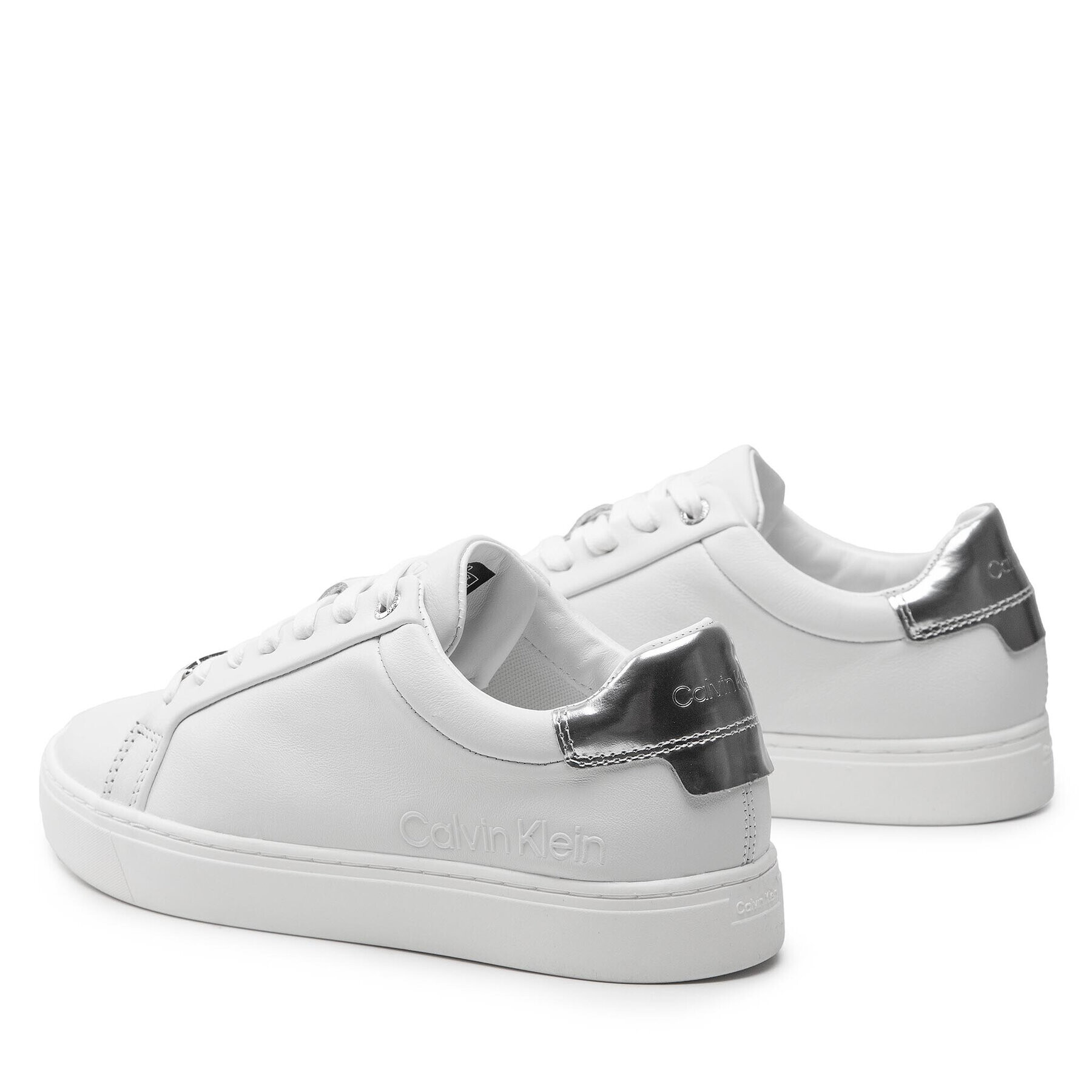 Calvin Klein Sneakersy Cupsole Lace Up HW0HW01326 Biela - Pepit.sk