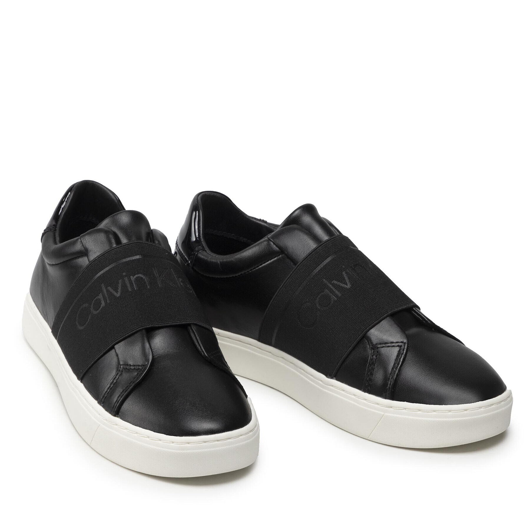 Calvin Klein Sneakersy Cupsole Slip On He HW0HW00655 Čierna - Pepit.sk