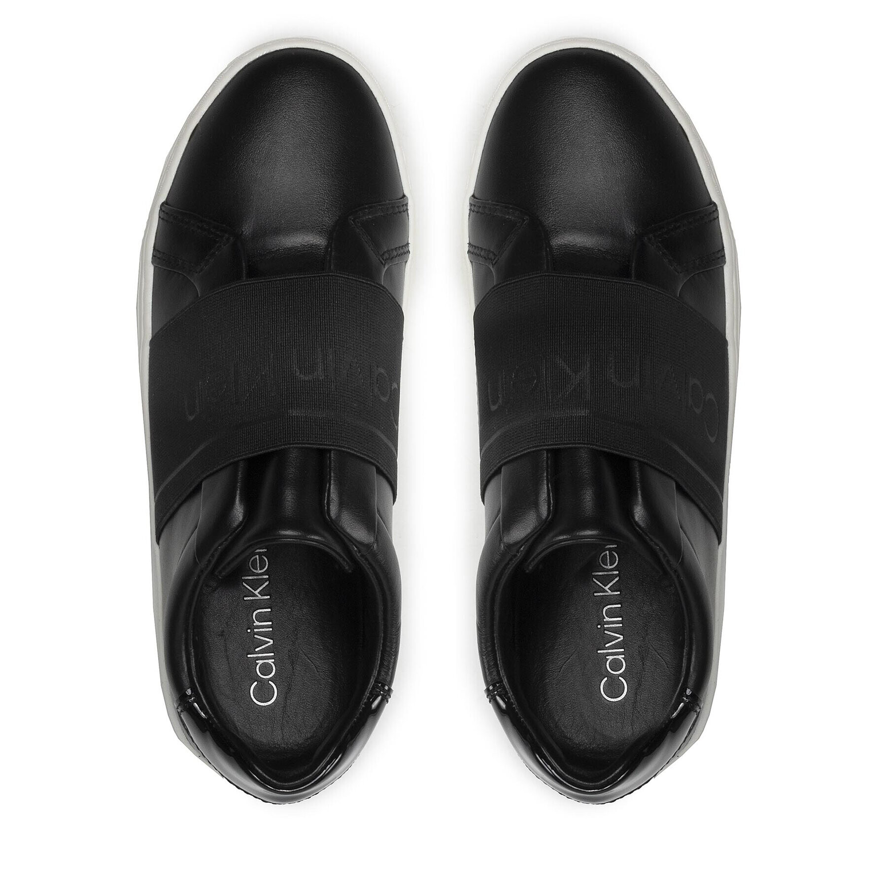 Calvin Klein Sneakersy Cupsole Slip On He HW0HW00655 Čierna - Pepit.sk