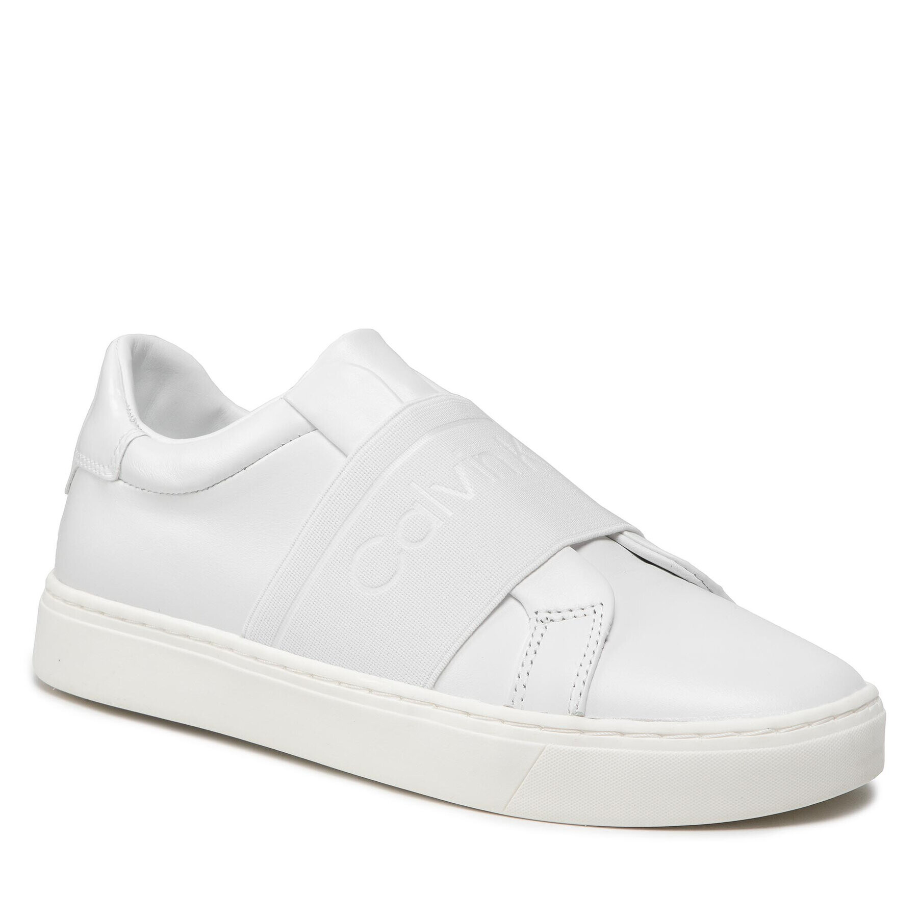 Calvin Klein Sneakersy Cupsole Slip On HW0HW00655 Biela - Pepit.sk