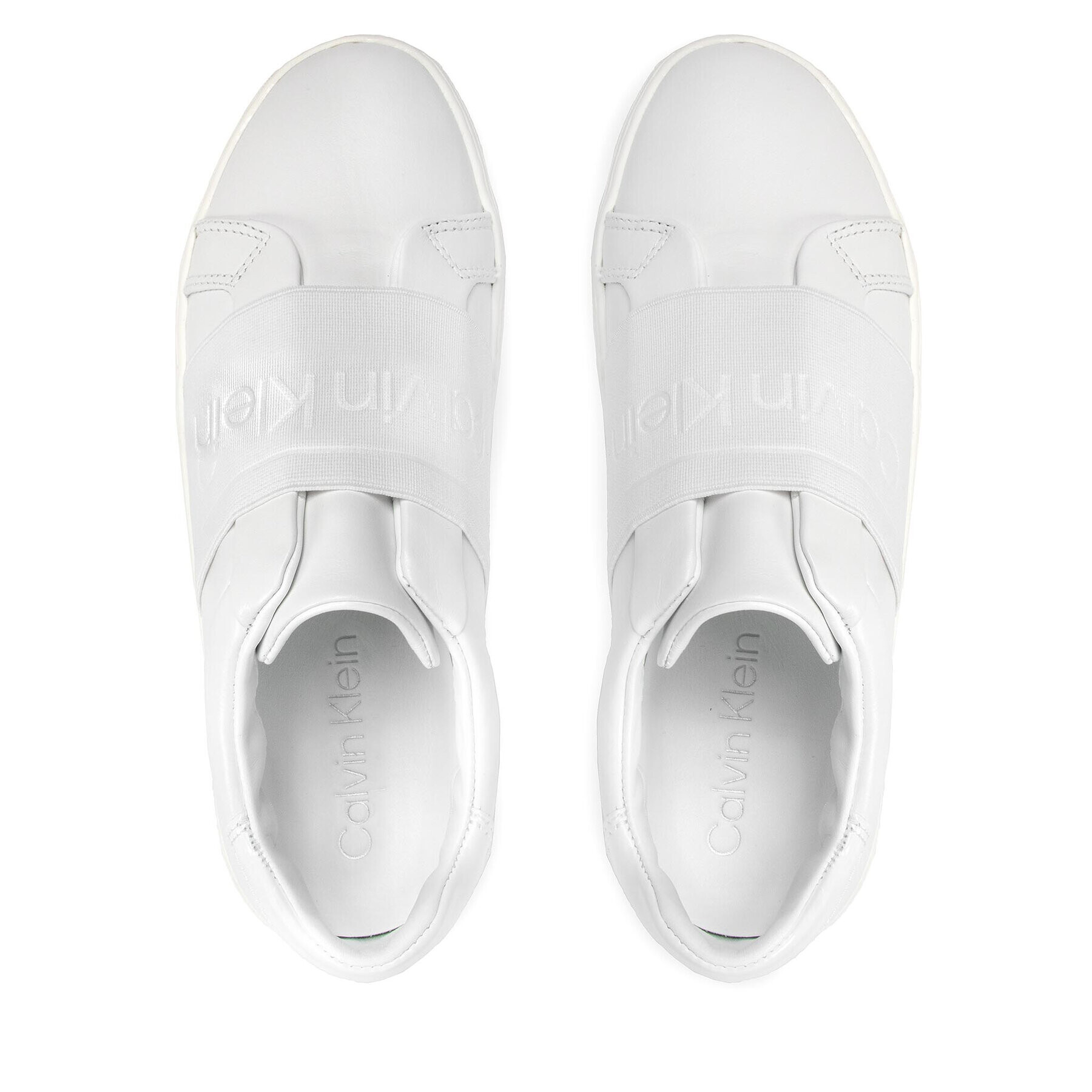 Calvin Klein Sneakersy Cupsole Slip On HW0HW00655 Biela - Pepit.sk