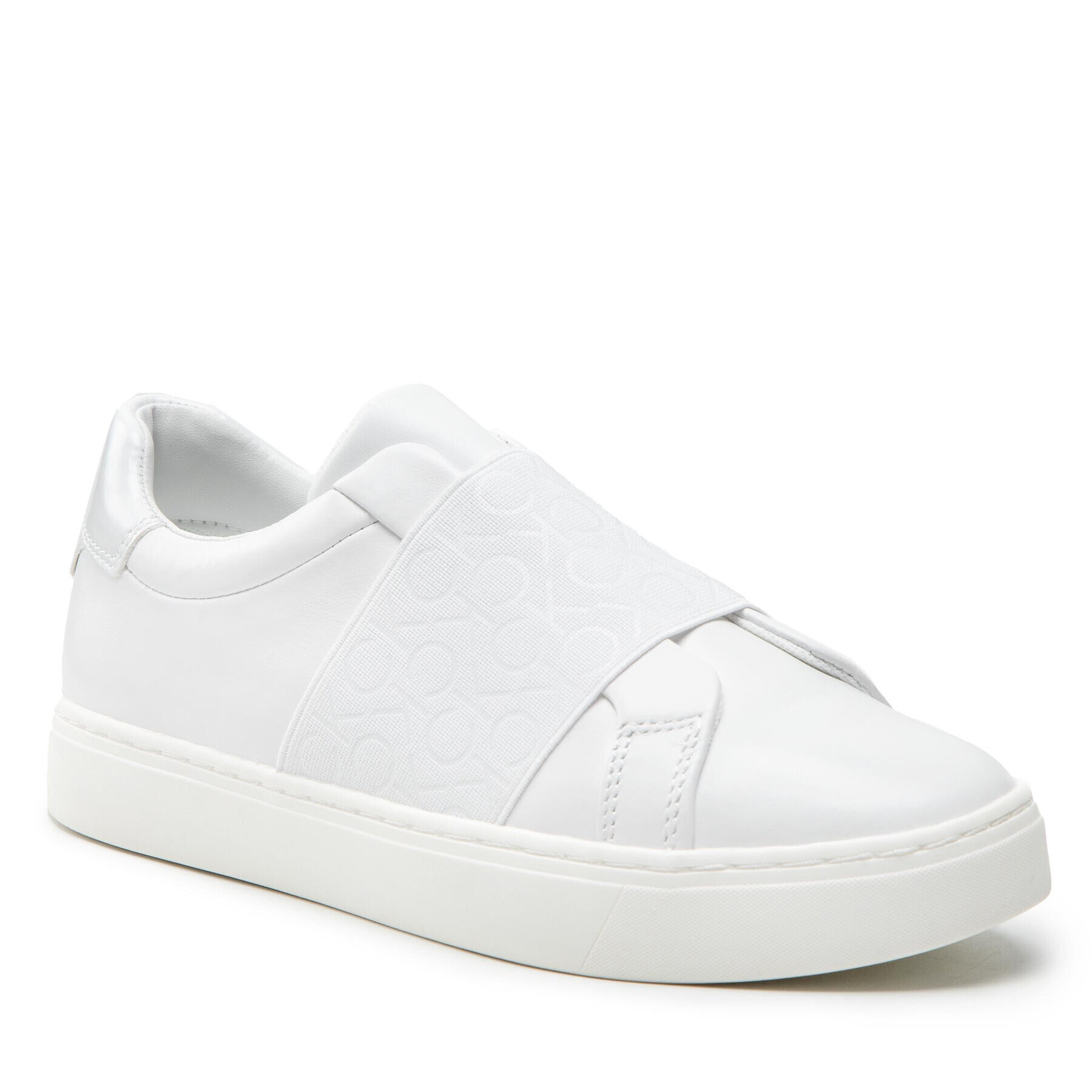 Calvin Klein Sneakersy Cupsole Slip On HW0HW013250K7 Biela - Pepit.sk