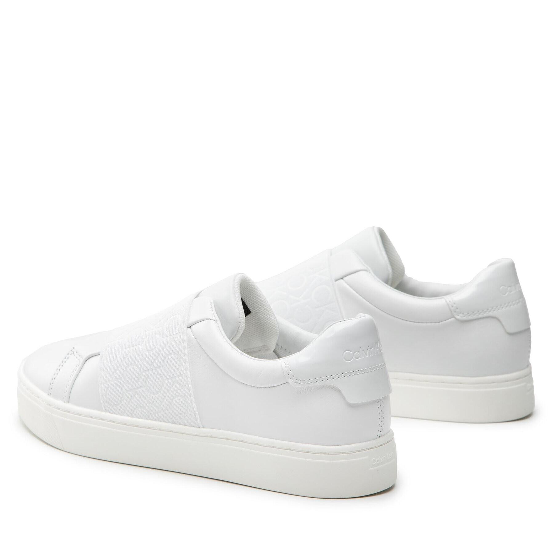 Calvin Klein Sneakersy Cupsole Slip On HW0HW013250K7 Biela - Pepit.sk