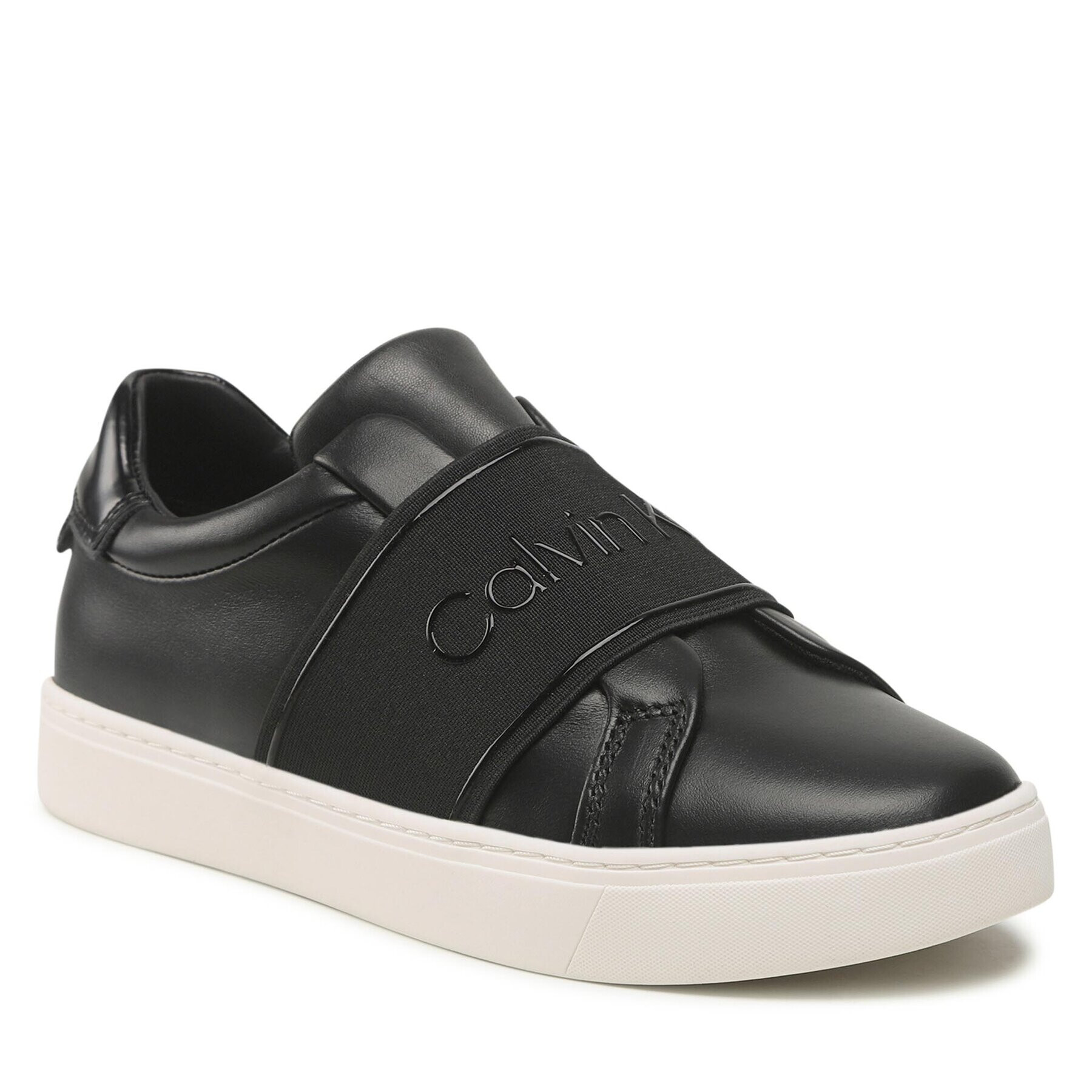 Calvin Klein Sneakersy Cupsole Slip On HW0HW01352 Čierna - Pepit.sk