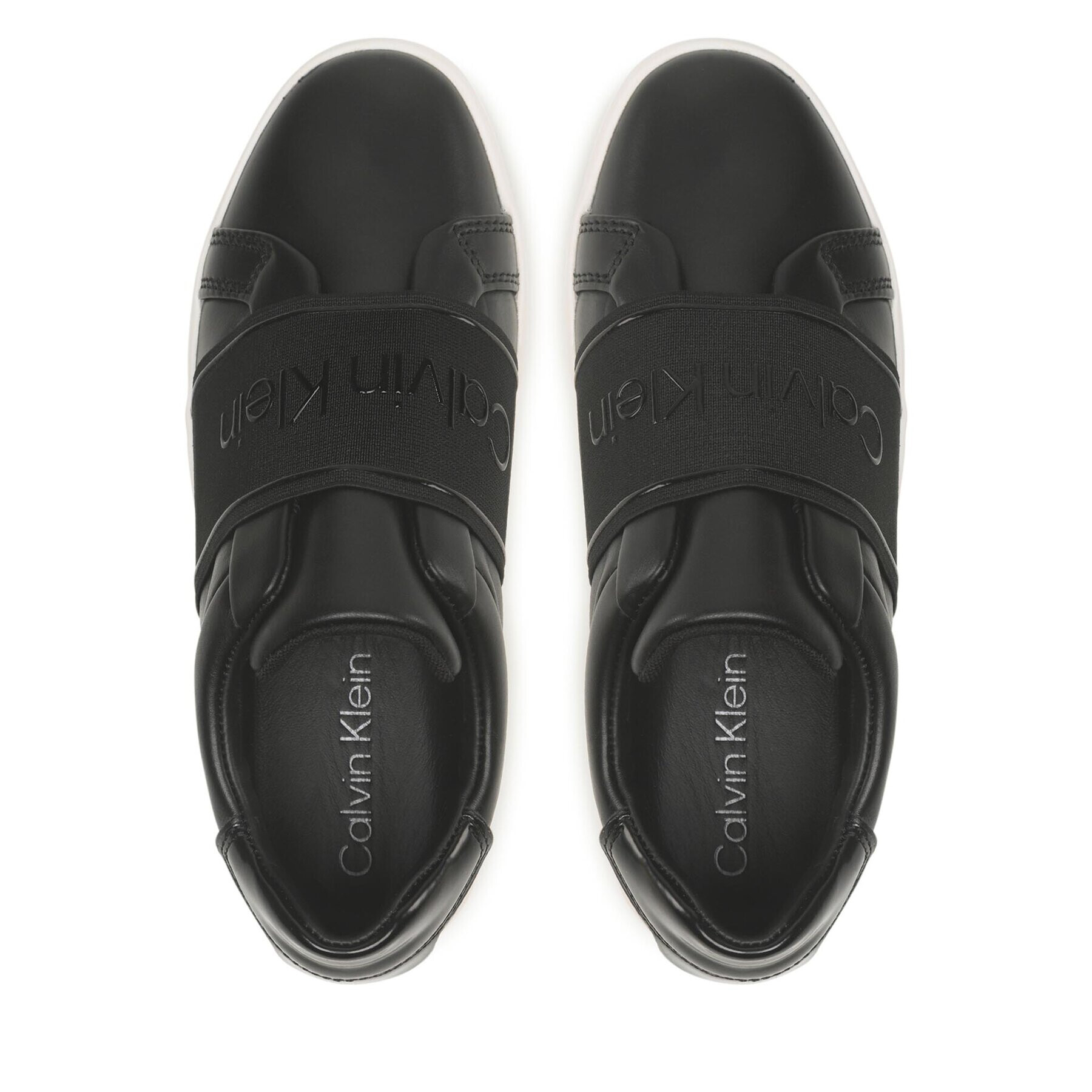 Calvin Klein Sneakersy Cupsole Slip On HW0HW01352 Čierna - Pepit.sk