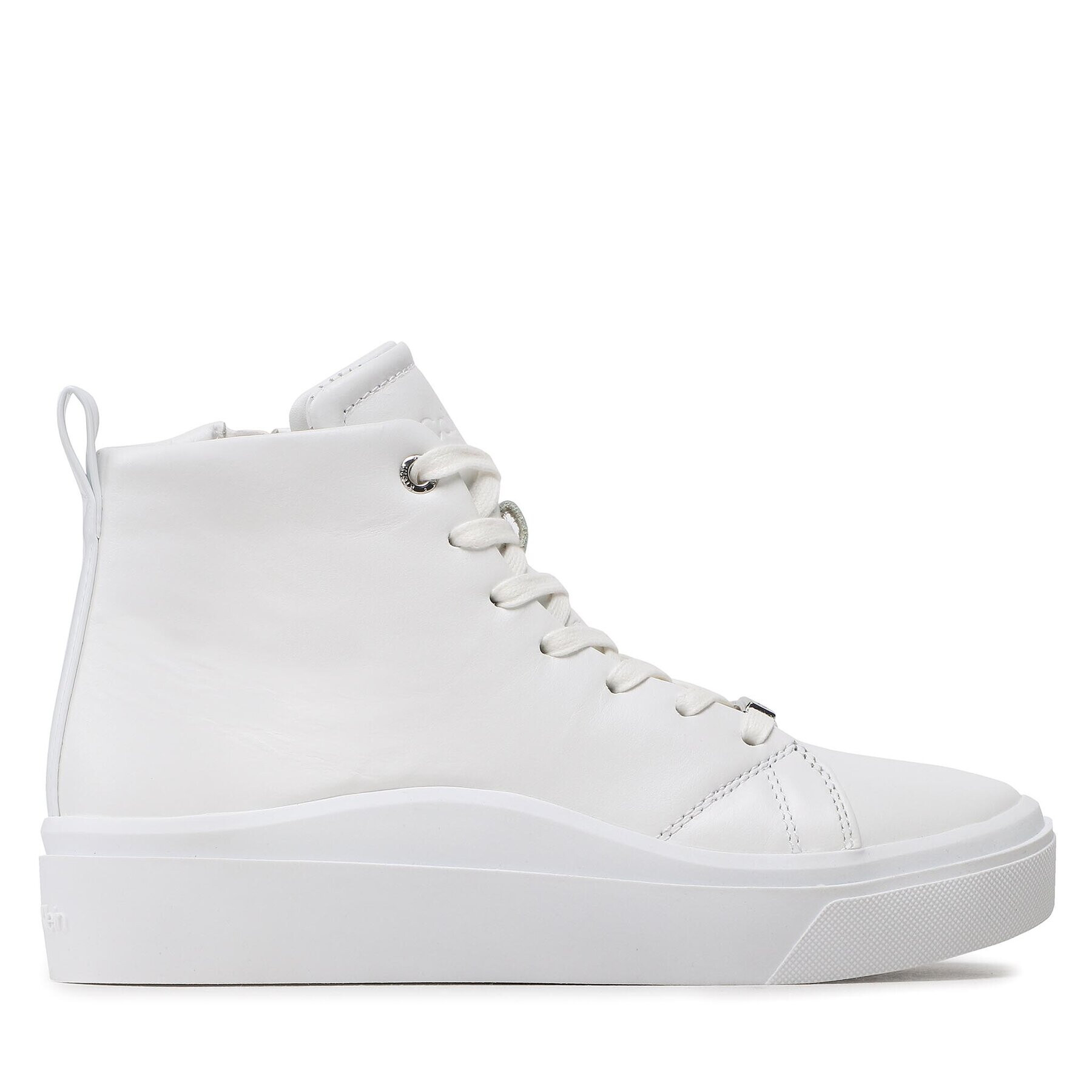 Calvin Klein Sneakersy Cupsole Wave High Top HW0HW01197 Biela - Pepit.sk