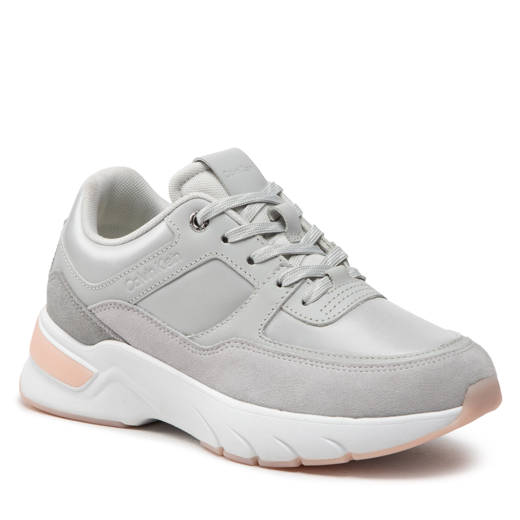 Calvin Klein Sneakersy Elevated Runner Lace Up HW0HW01218 Sivá - Pepit.sk