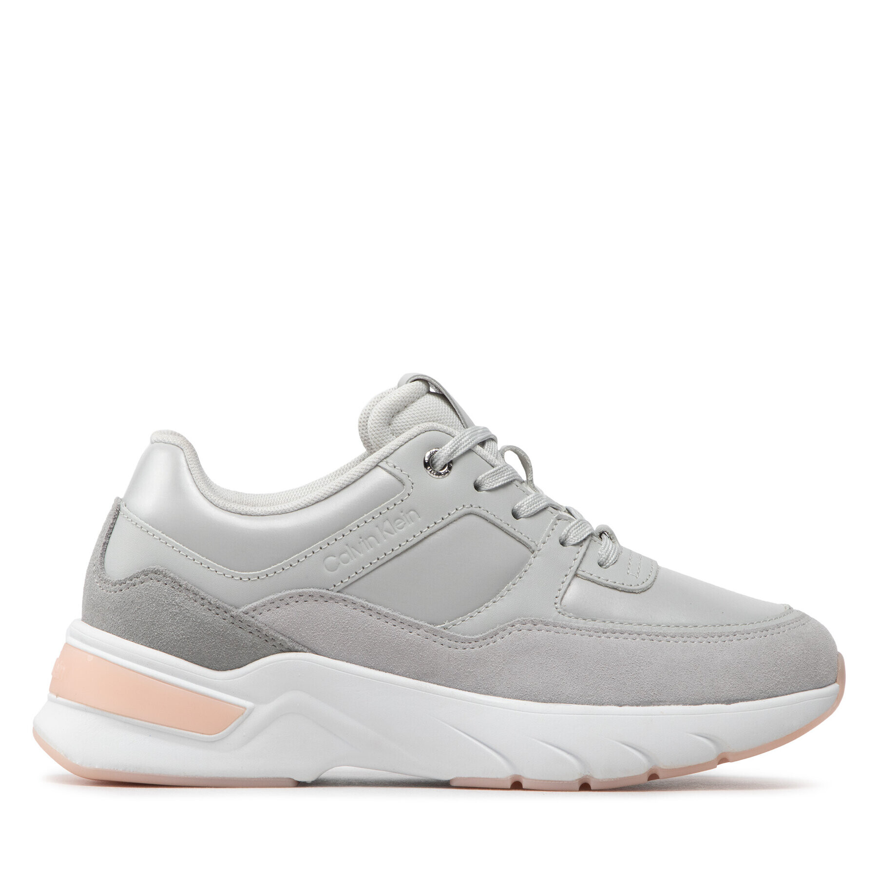 Calvin Klein Sneakersy Elevated Runner Lace Up HW0HW01218 Sivá - Pepit.sk