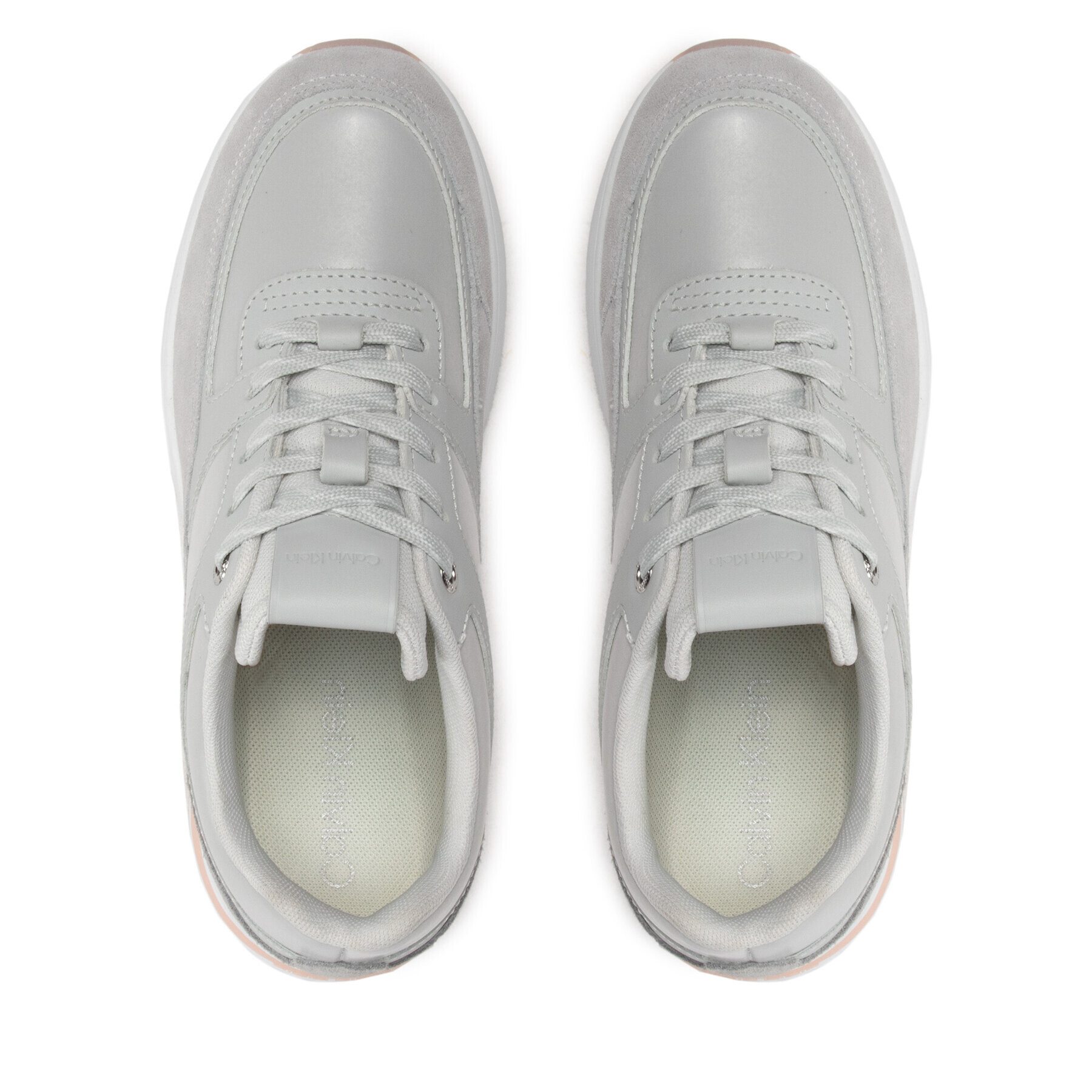 Calvin Klein Sneakersy Elevated Runner Lace Up HW0HW01218 Sivá - Pepit.sk