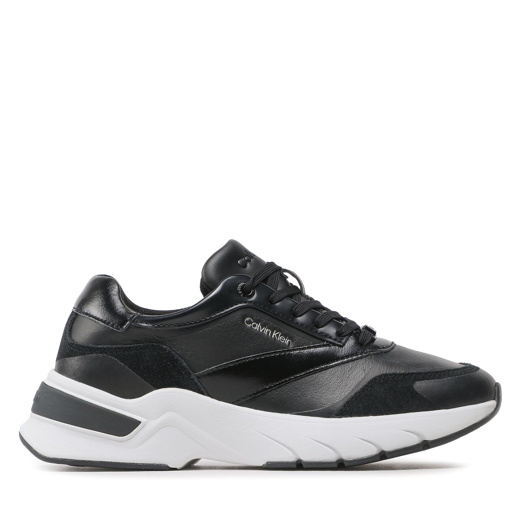 Calvin Klein Sneakersy Elevated Runner Lace Up HW0HW01442 Čierna - Pepit.sk