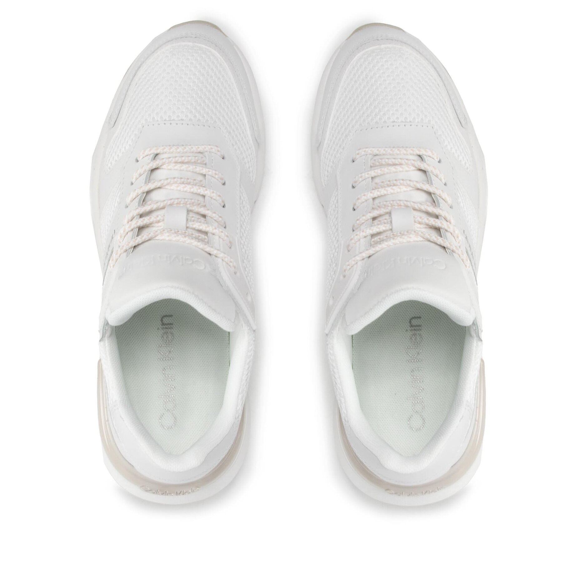 Calvin Klein Sneakersy Flexi Runne Lac Up-Mix HW0HW00807 Biela - Pepit.sk