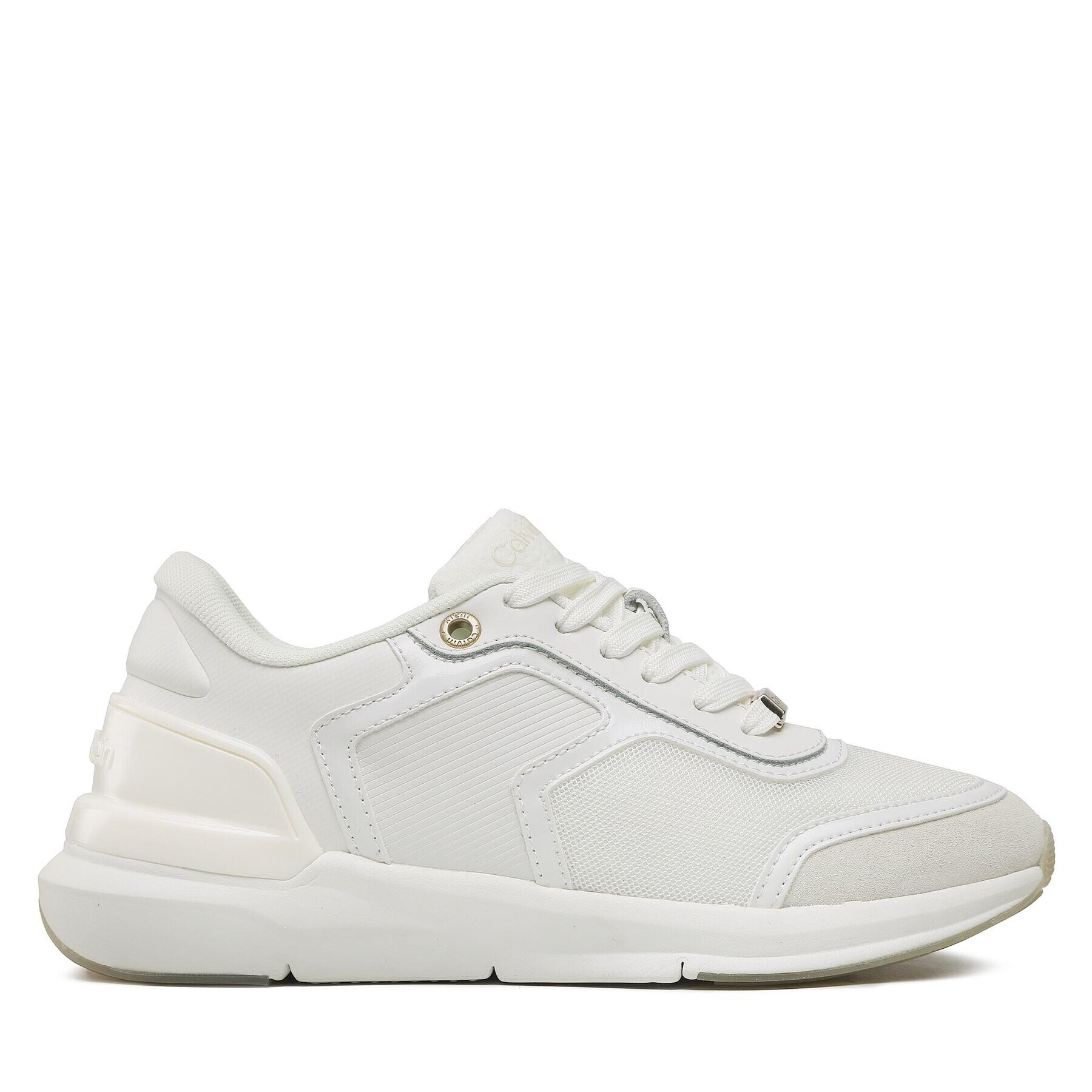 Calvin Klein Sneakersy Flexi Runner Lace Up HW0HW01370 Biela - Pepit.sk