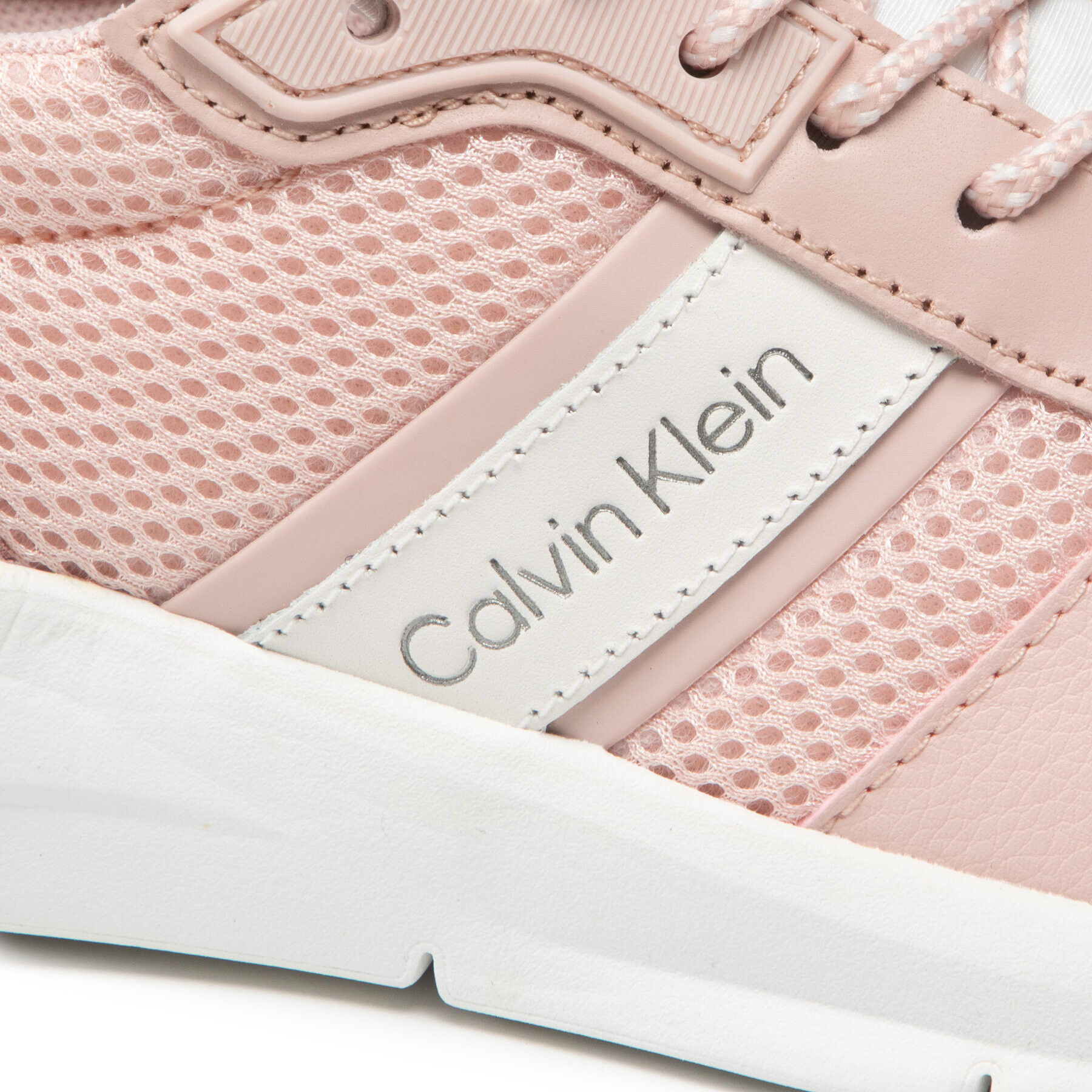 Calvin Klein Sneakersy Flexi Runner Lace Up-Mix Mat HW0HW00667 Ružová - Pepit.sk