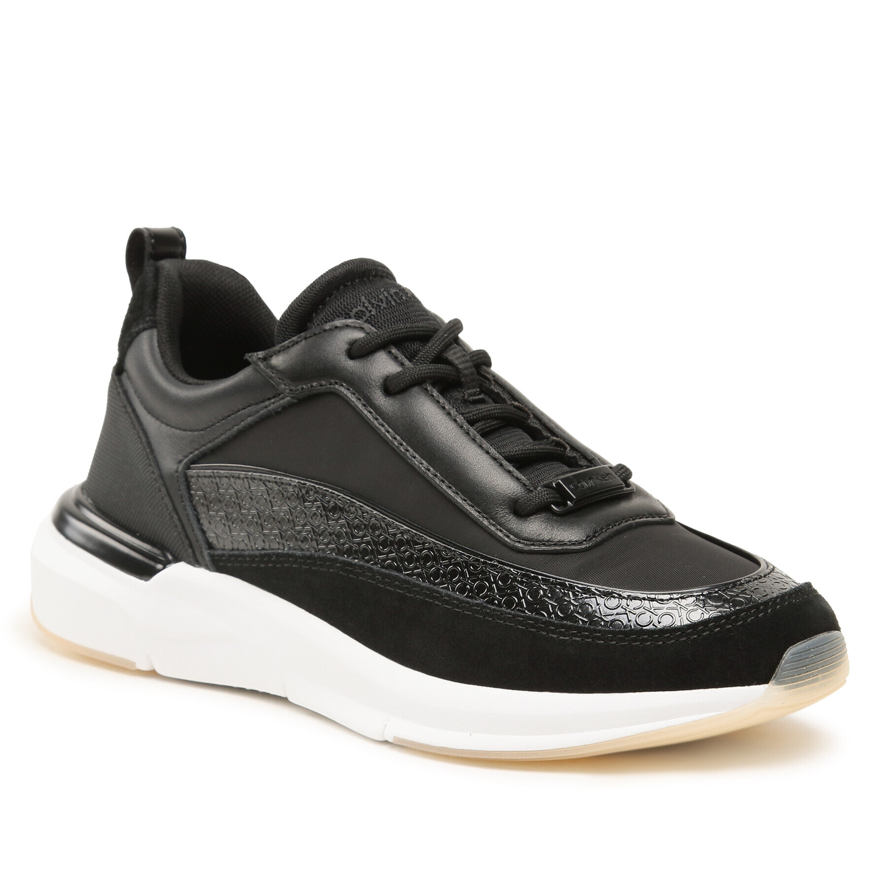 Calvin Klein Sneakersy Flexi Runner Lace Up-Nano Mn Bx HW0HW01581 Čierna - Pepit.sk