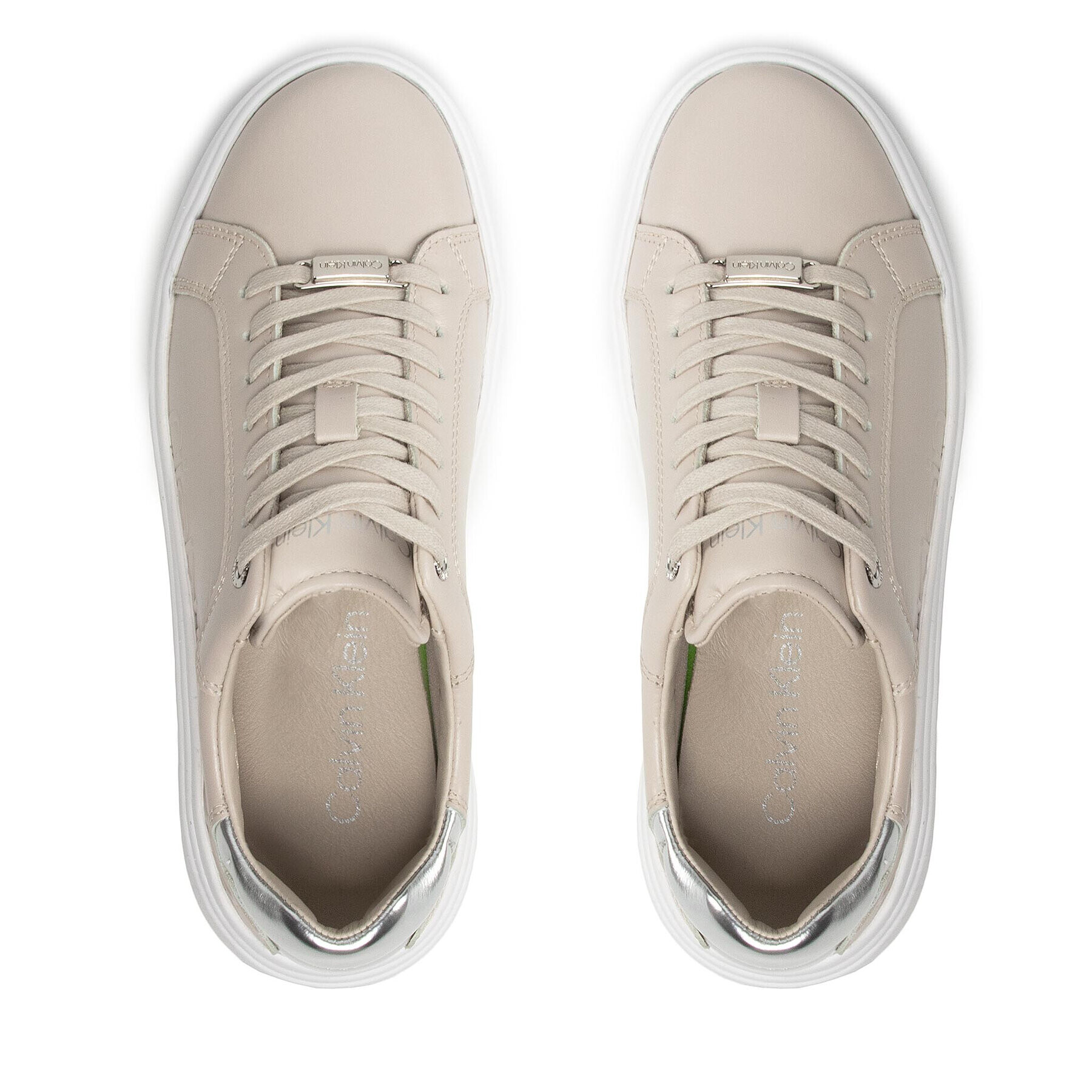 Calvin Klein Sneakersy Gend Neut Lace Up HW0HW00883 Béžová - Pepit.sk