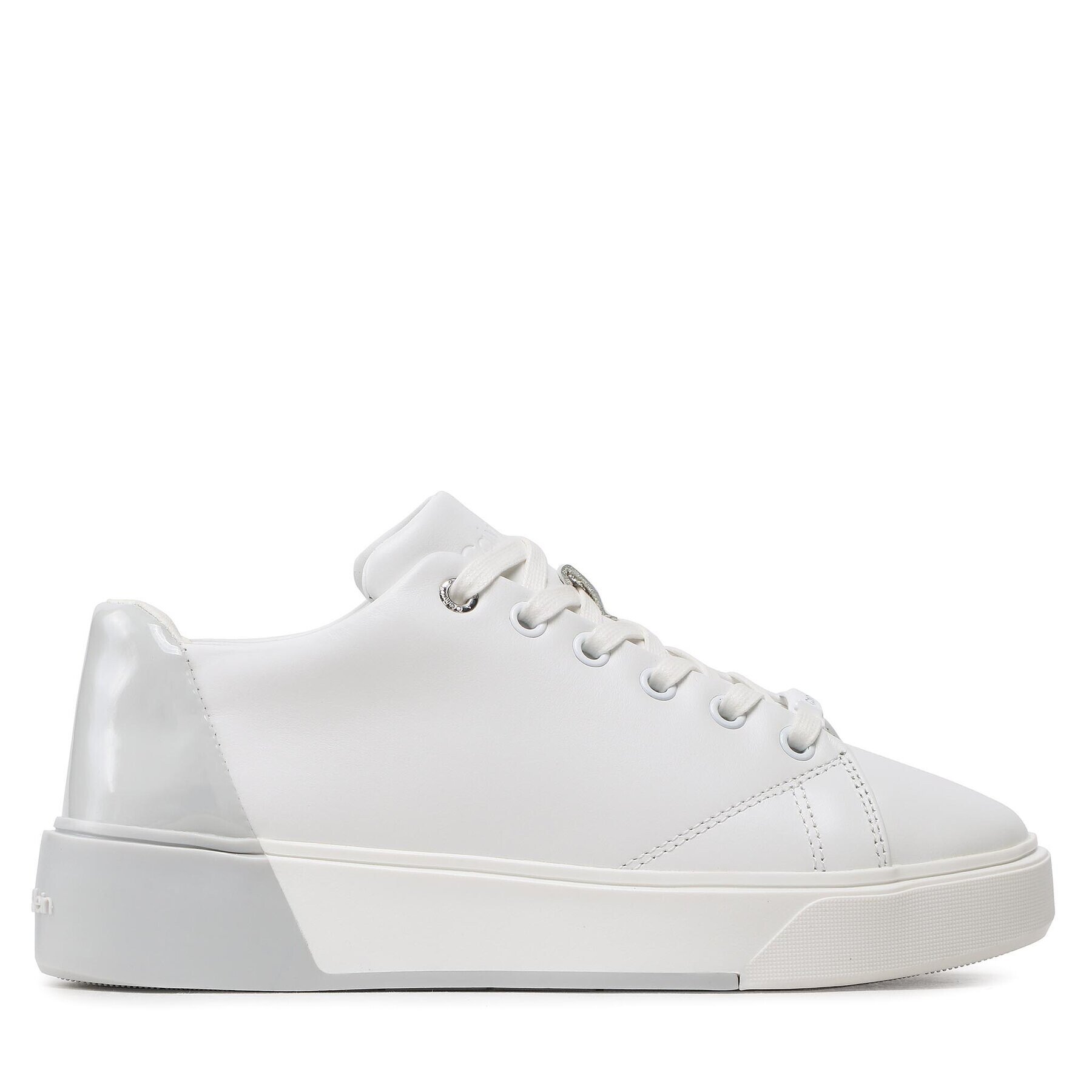 Calvin Klein Sneakersy Heel Cupsole Lace Up-Lth Mix HW0HW01209 Biela - Pepit.sk