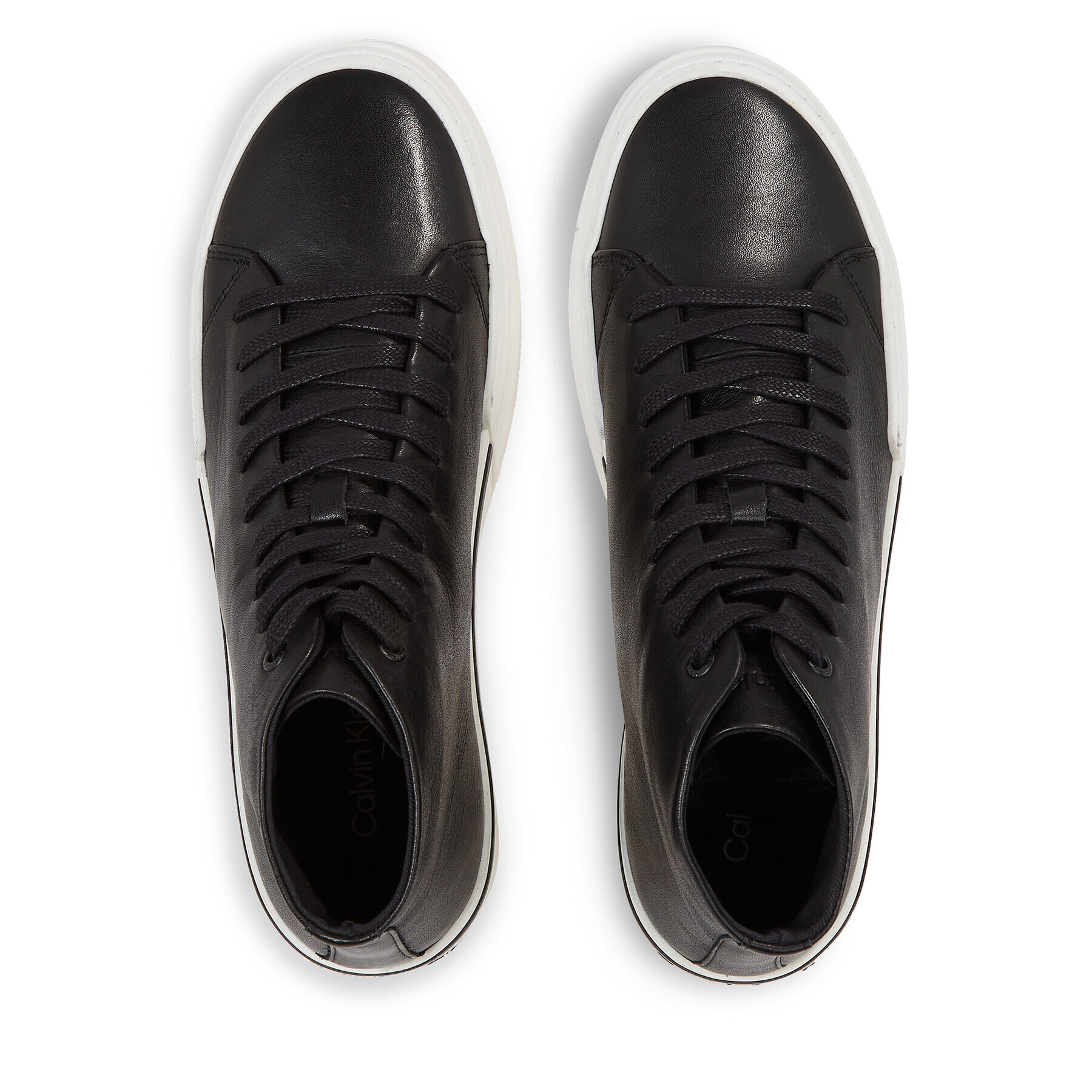 Calvin Klein Sneakersy High Top Lace Up HM0HM01165 Čierna - Pepit.sk