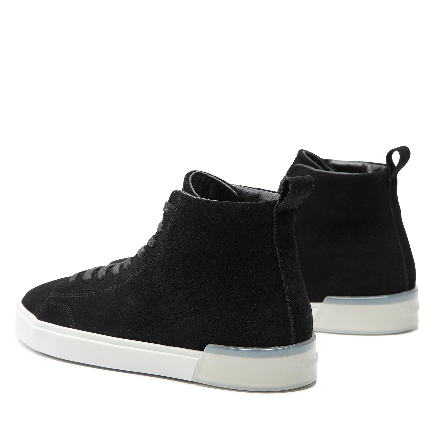 Calvin Klein Sneakersy High Top Lace Up Sue HM0HM00756 Čierna - Pepit.sk