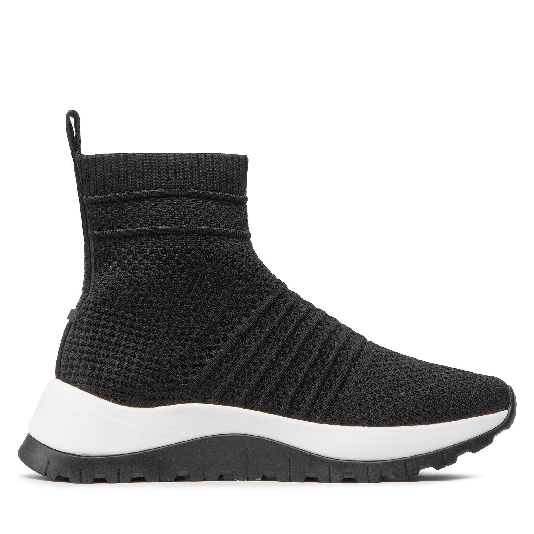 Calvin Klein Sneakersy Knit Sock Boot HW0HW00673 Čierna - Pepit.sk