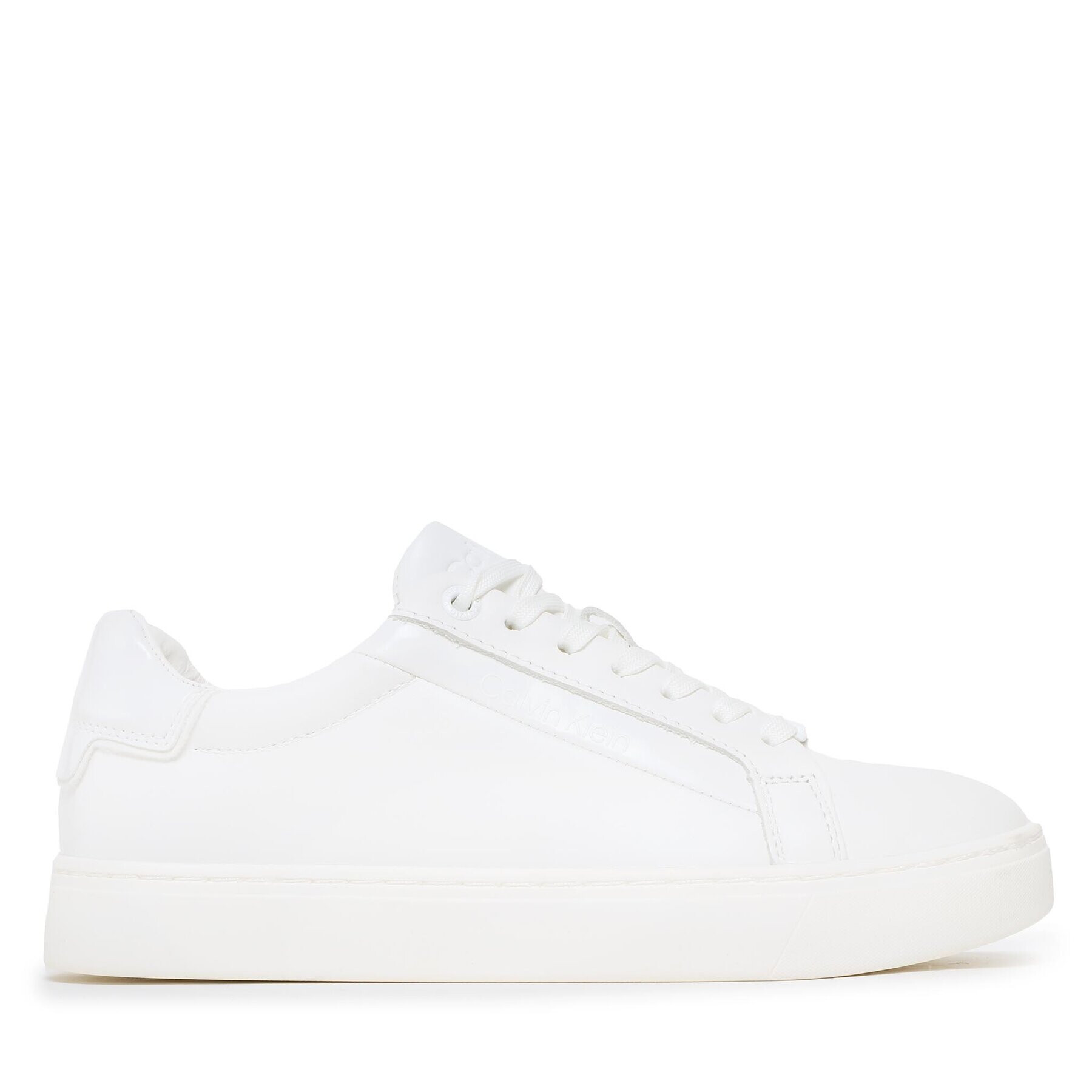 Calvin Klein Sneakersy Logo Cupsole Lace Up HW0HW01353 Biela - Pepit.sk