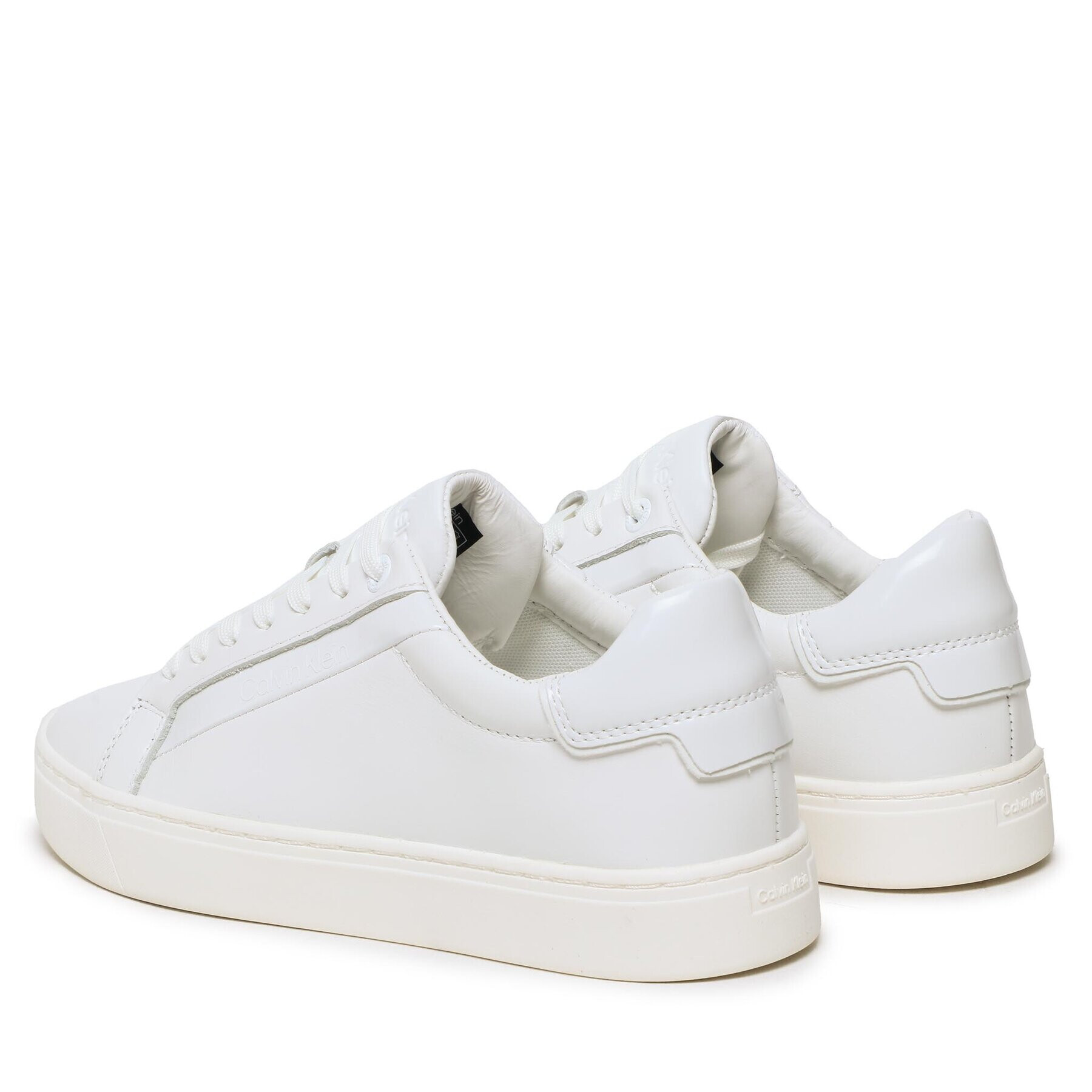 Calvin Klein Sneakersy Logo Cupsole Lace Up HW0HW01353 Biela - Pepit.sk