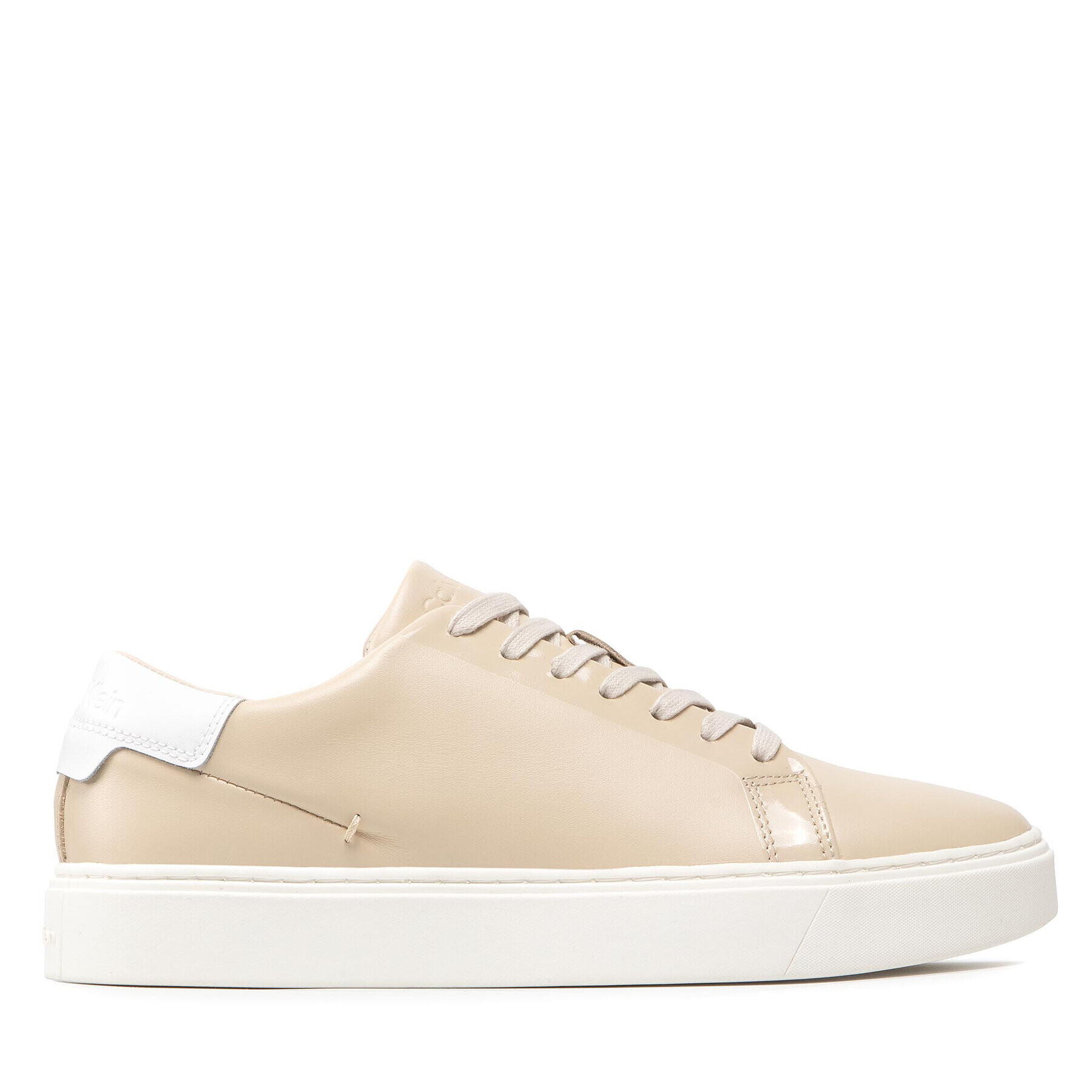 Calvin Klein Sneakersy Low Top Lace Up Bonded HM0HM00322 Béžová - Pepit.sk